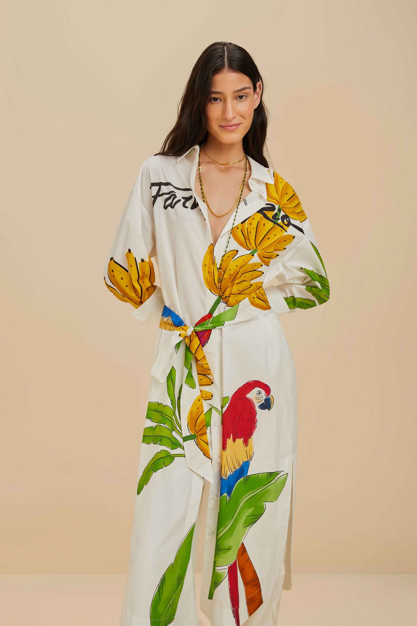 Off-White Farm Rio Organic Cotton Chemise