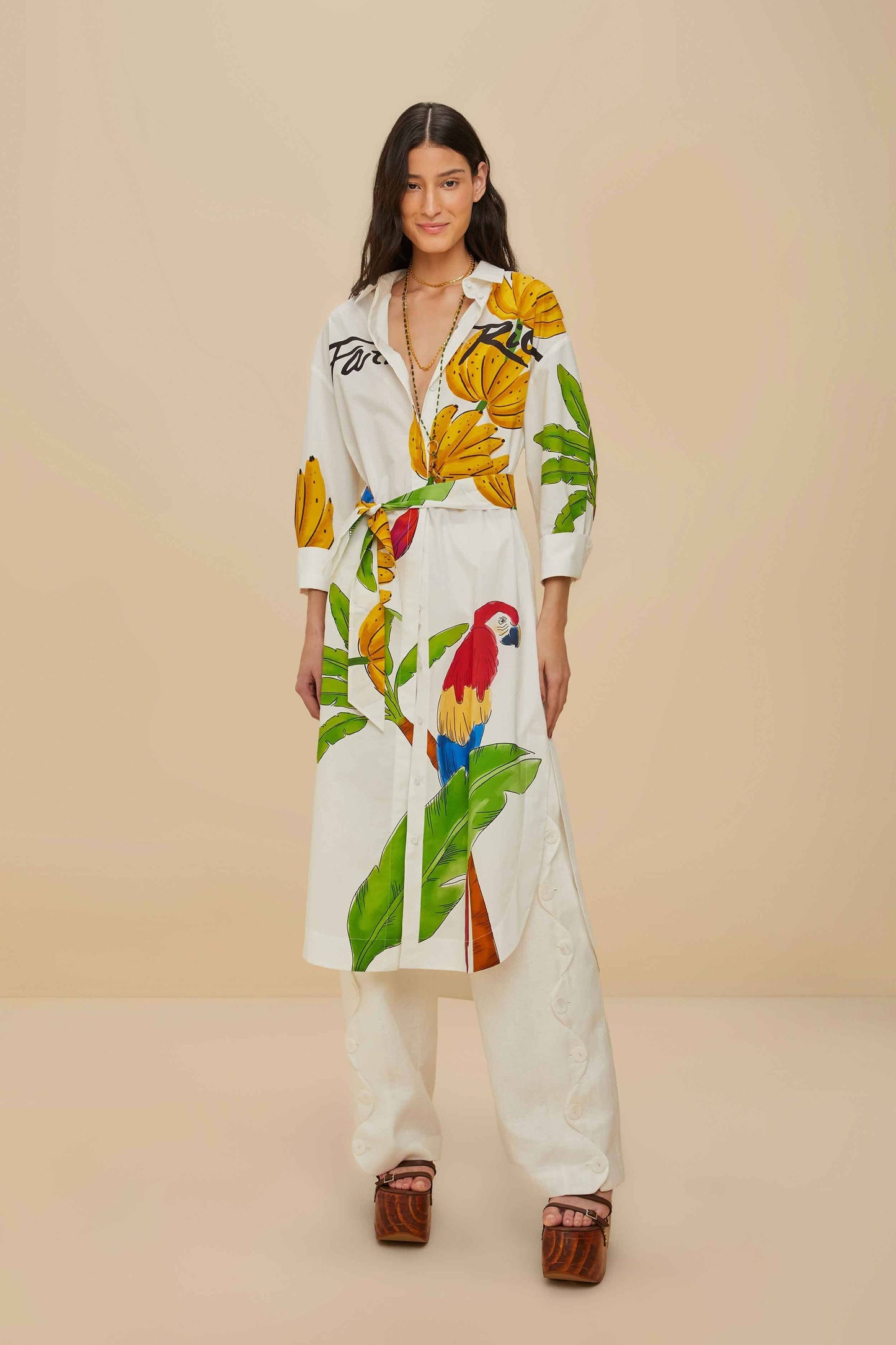 Off-White Farm Rio Organic Cotton Chemise