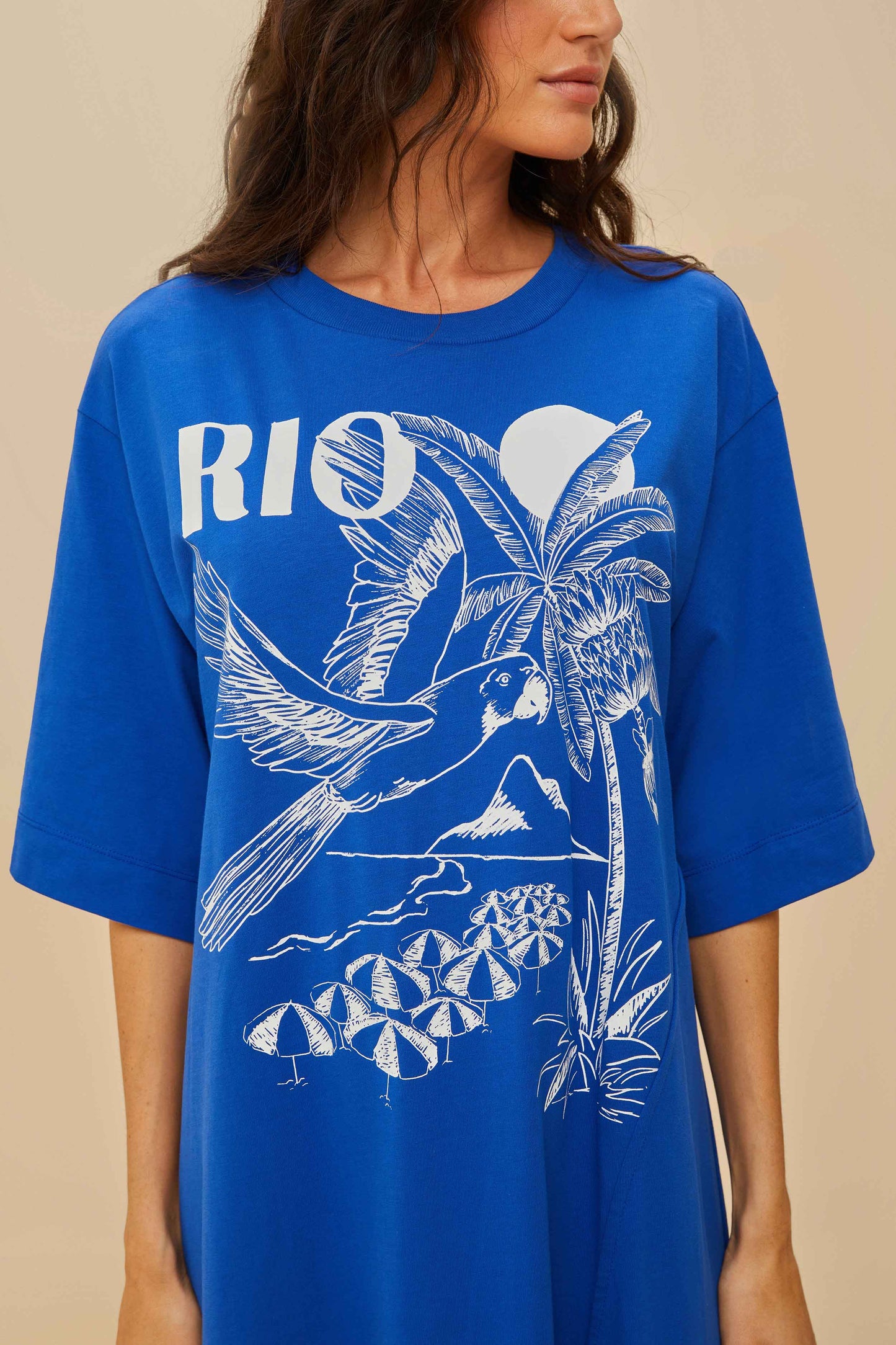 Blue Rio Organic Cotton Maxi Dress