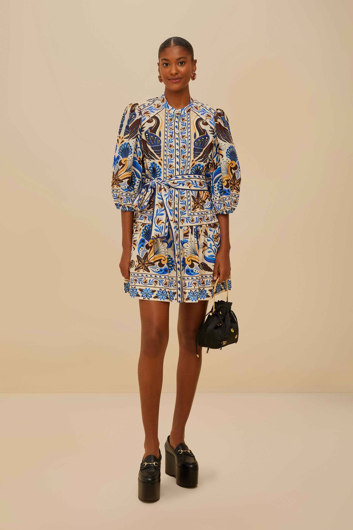 Sand Nature Land Organic Cotton Mini Dress