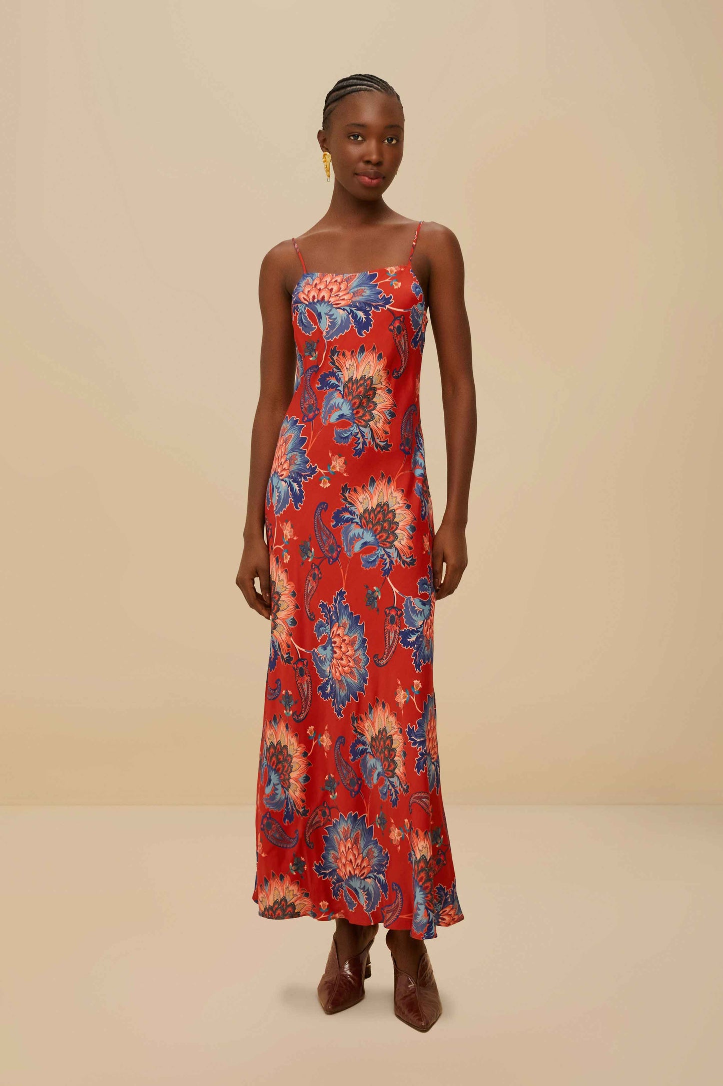 Red Luang LENZING™ Maxi Dress