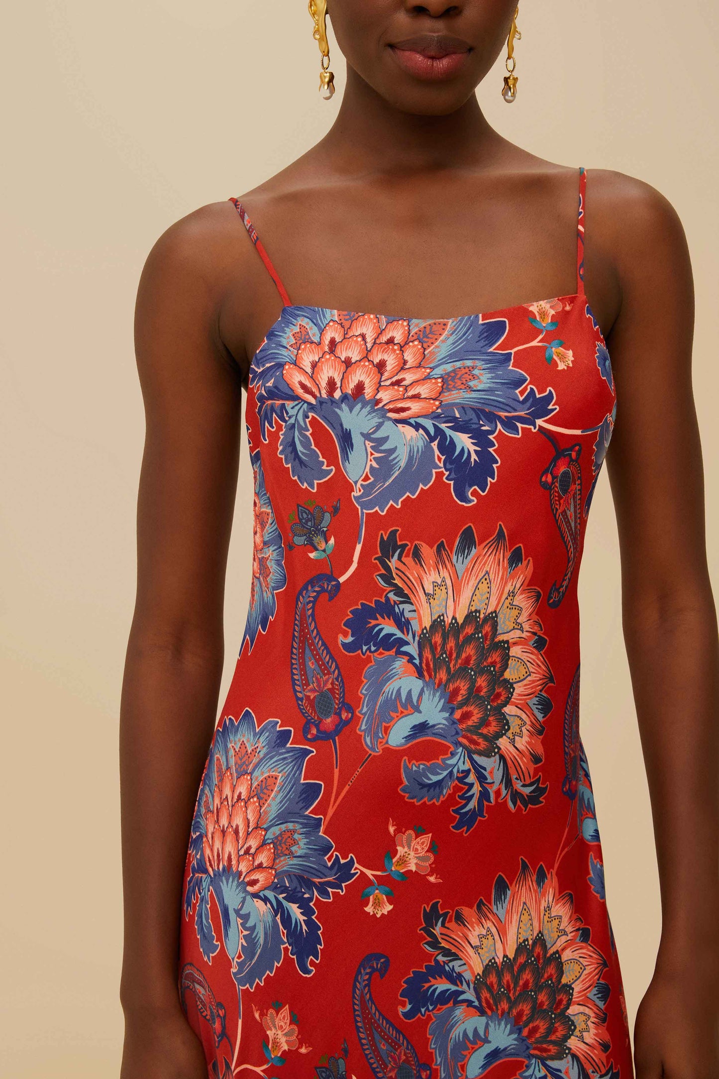 Red Luang LENZING™ Maxi Dress