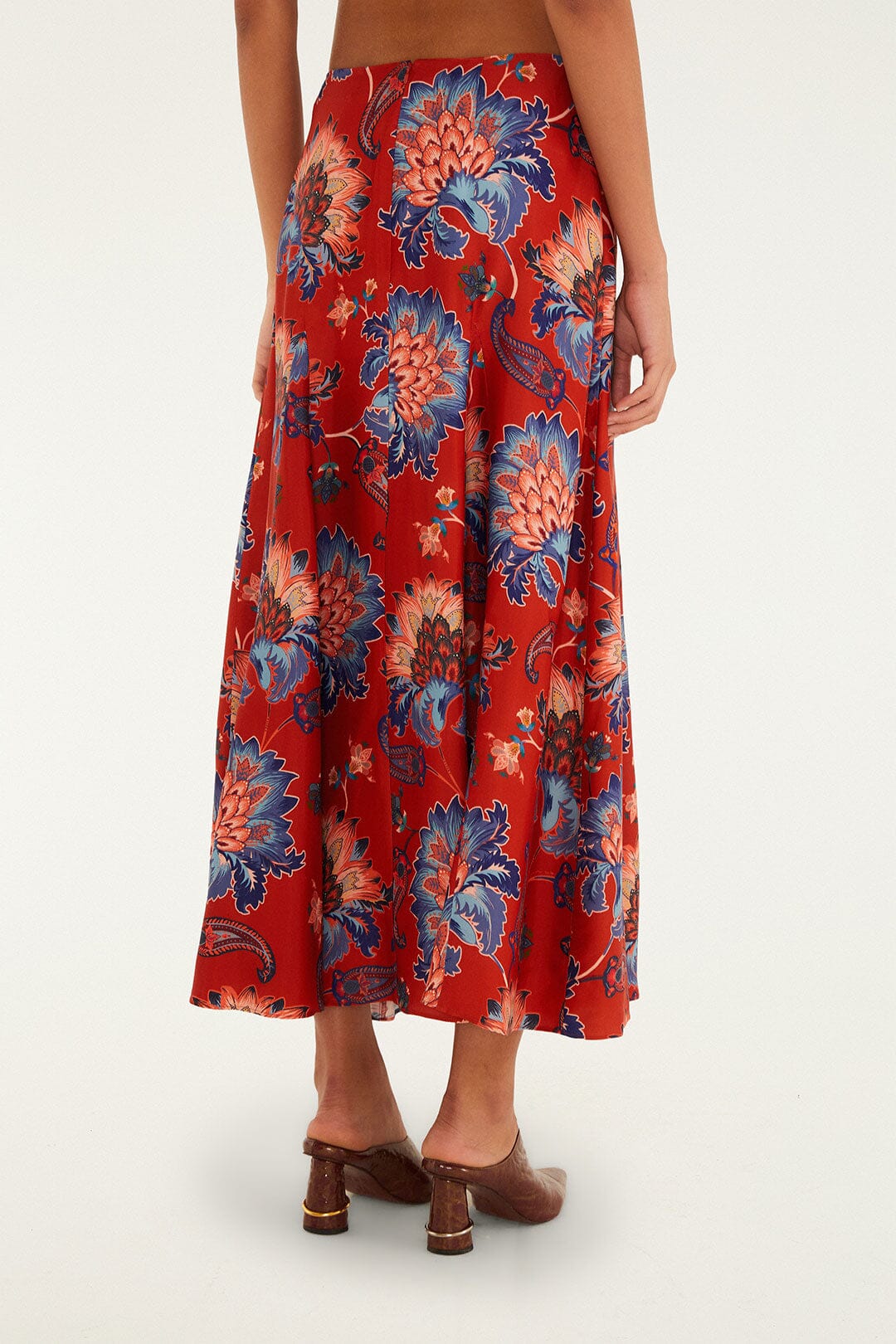 Red Luang Maxi Skirt