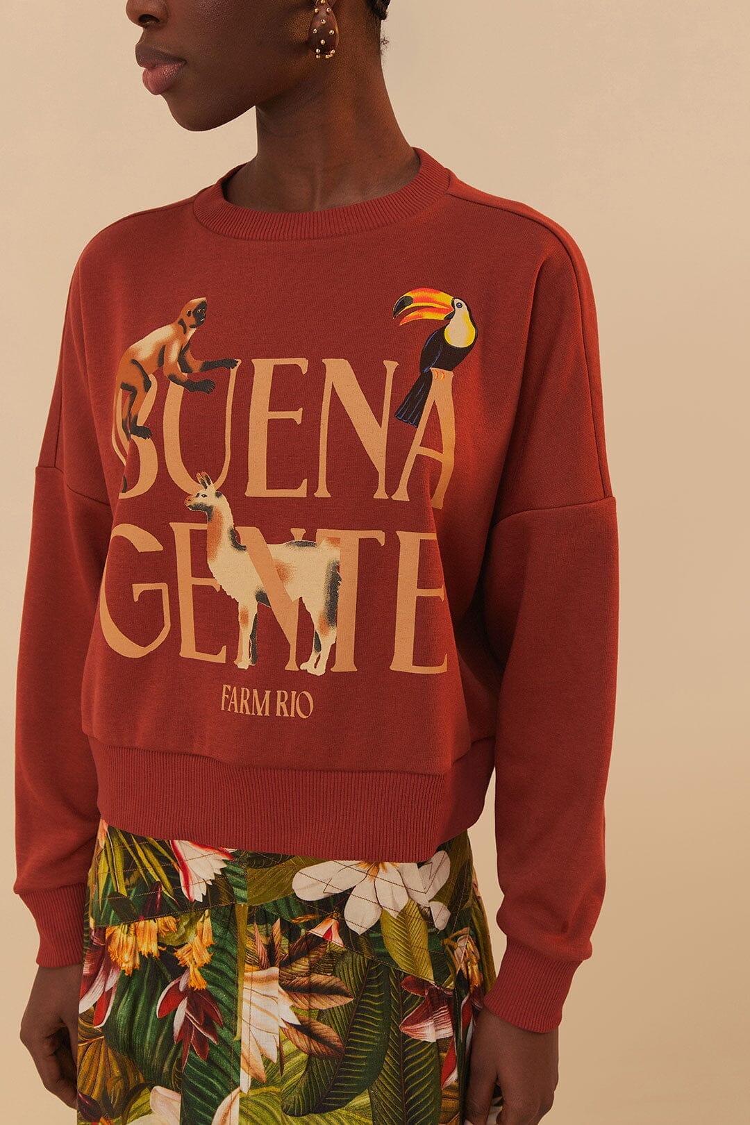 Brown Buena Gente Sweatshirt