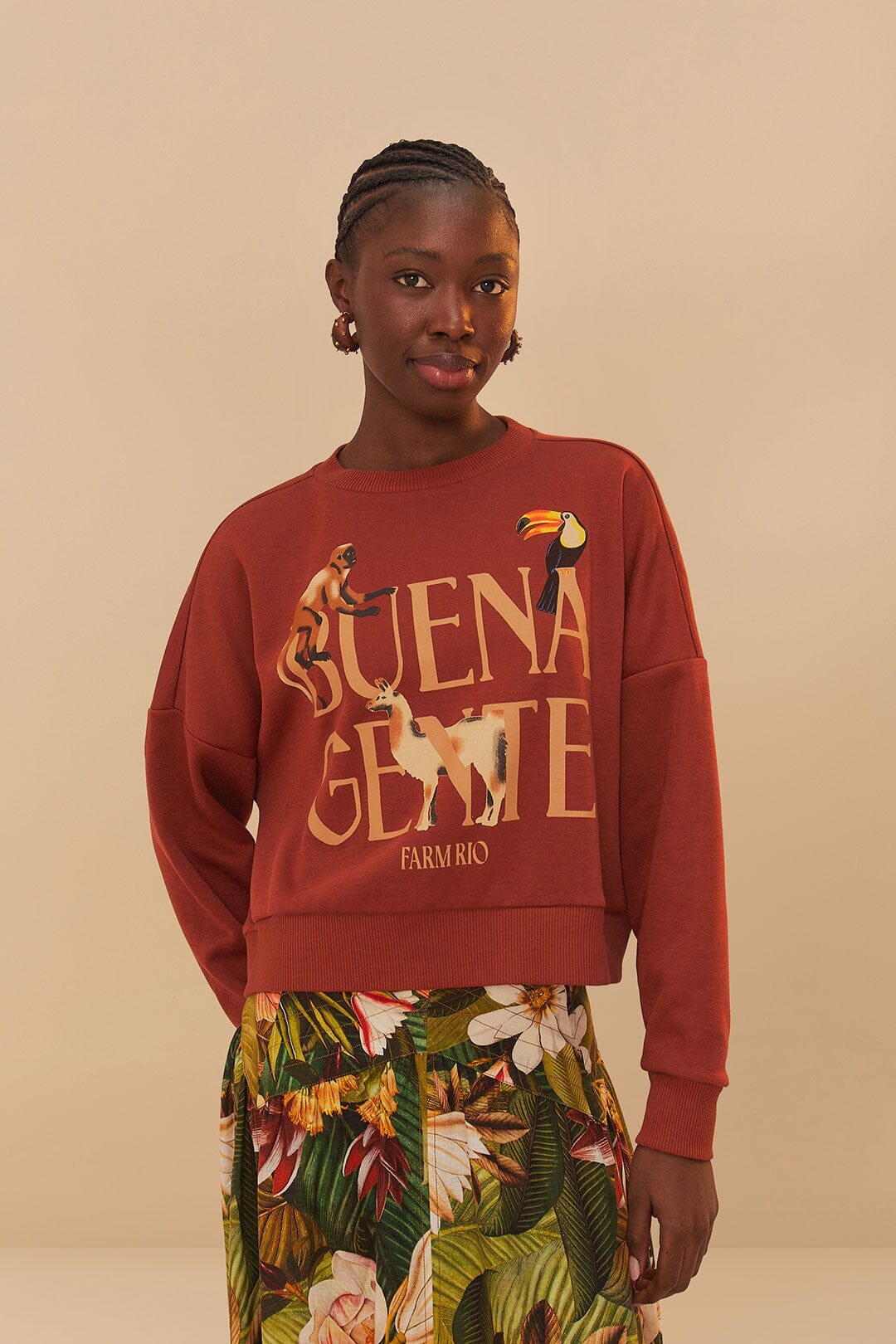 Brown Buena Gente Sweatshirt