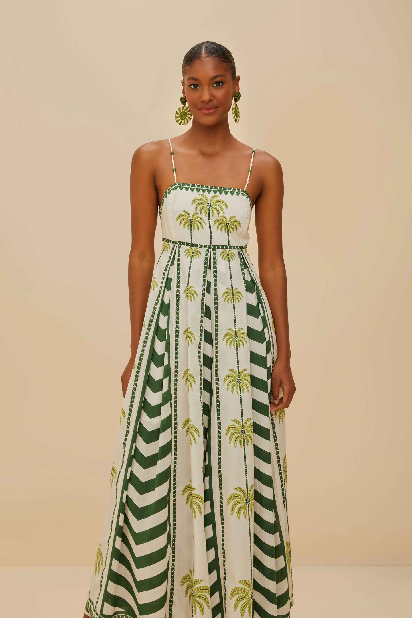 Off-White Milani Cocopalm Maxi Dress
