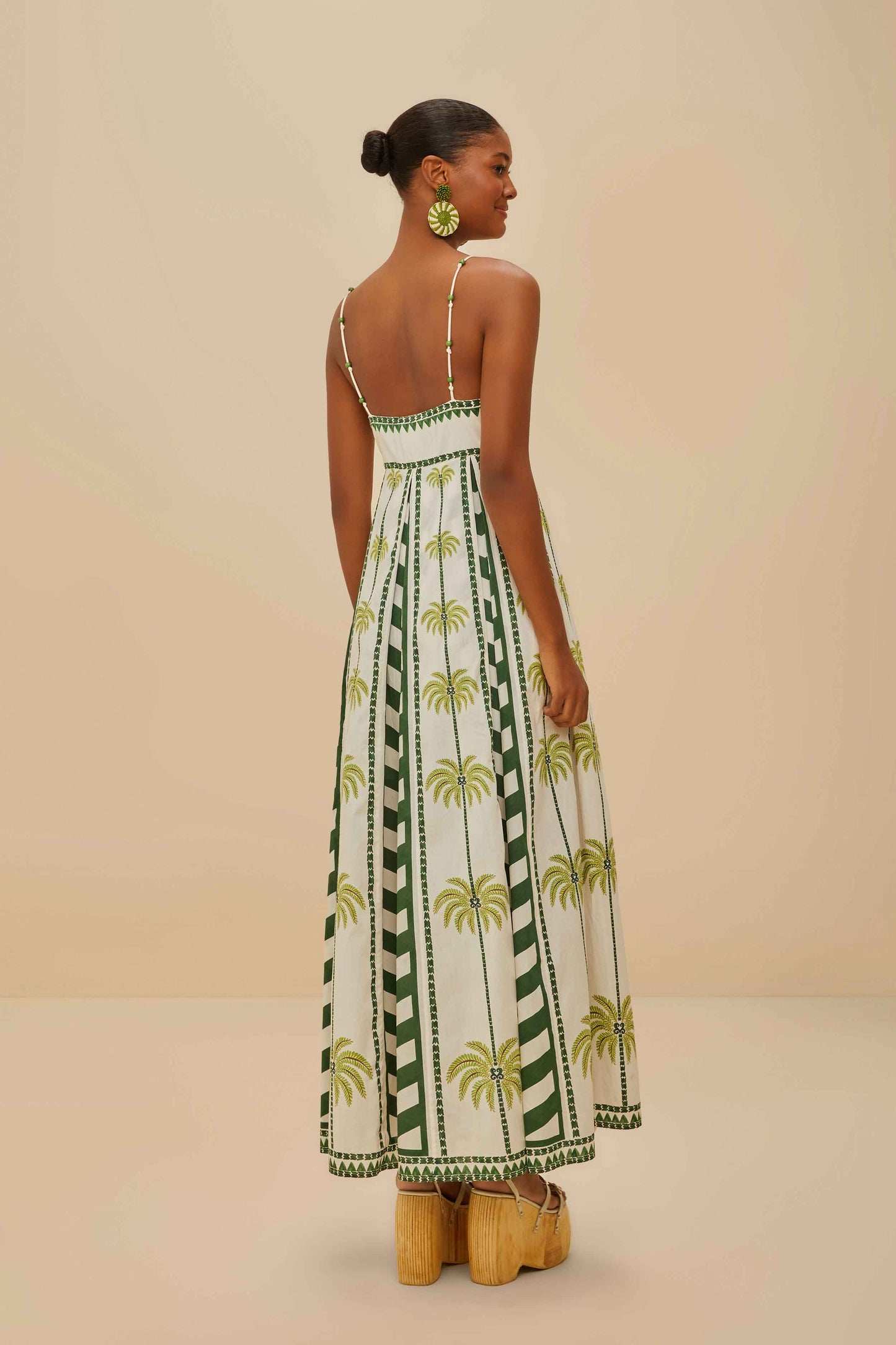 Off-White Milani Cocopalm Maxi Dress