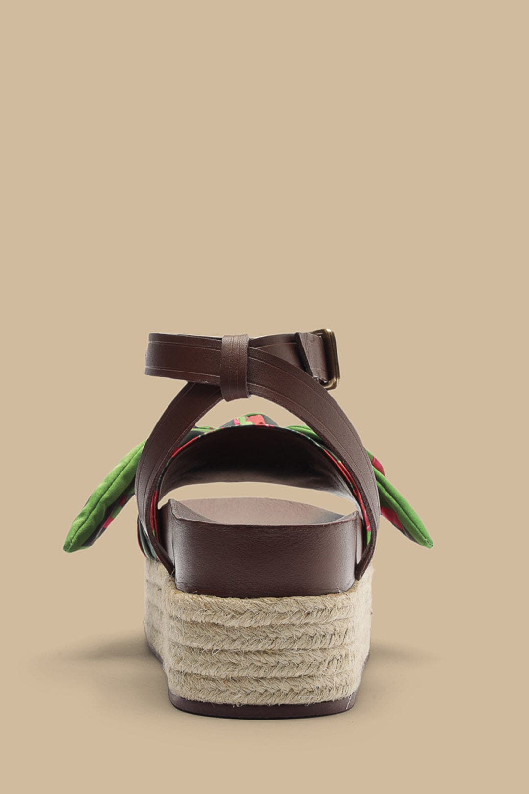 Marsala Scarf Espadrille Flatform Sandal