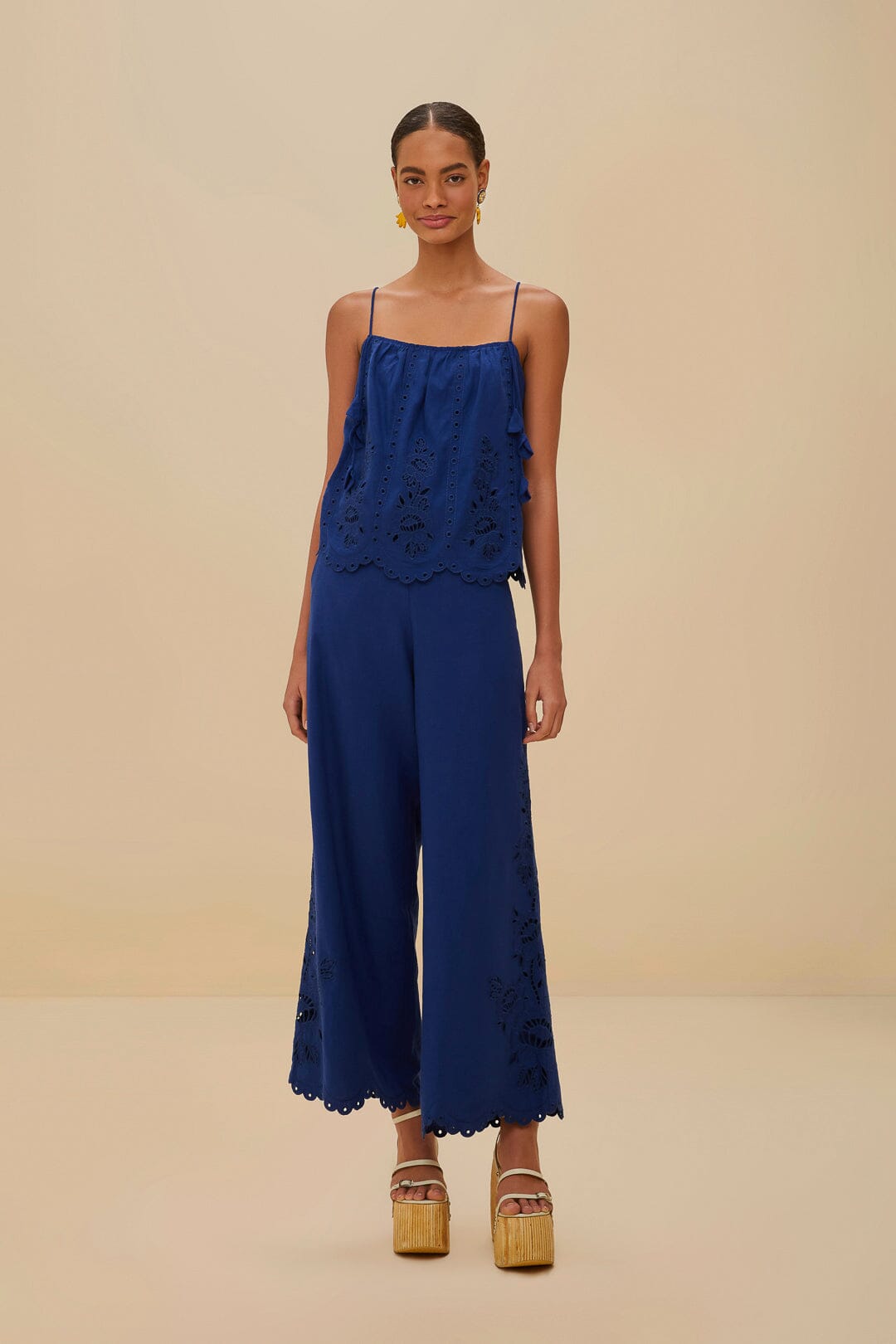 Blue Richelieu Pants
