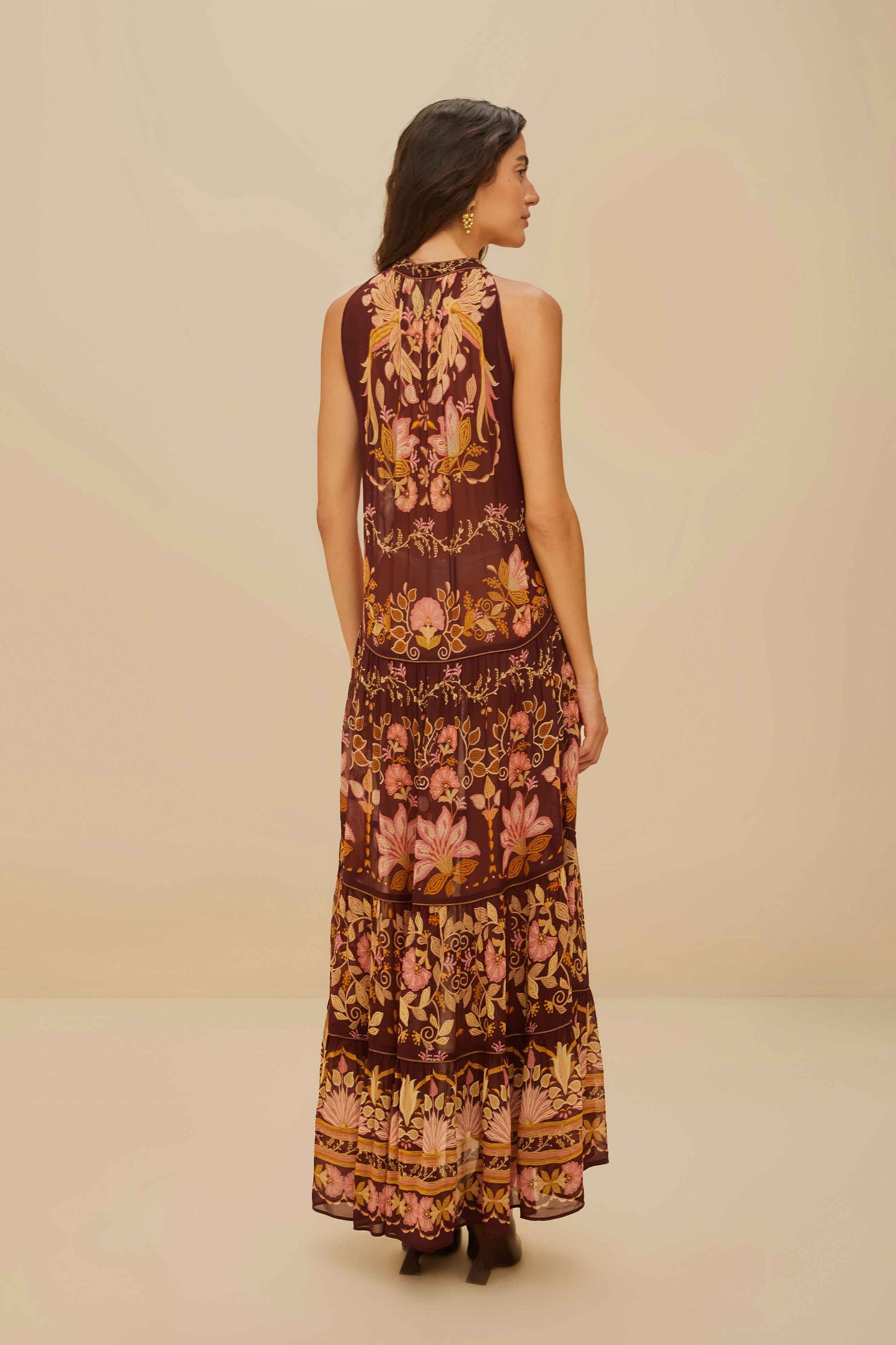 Burgundy Bella Maxi Dress
