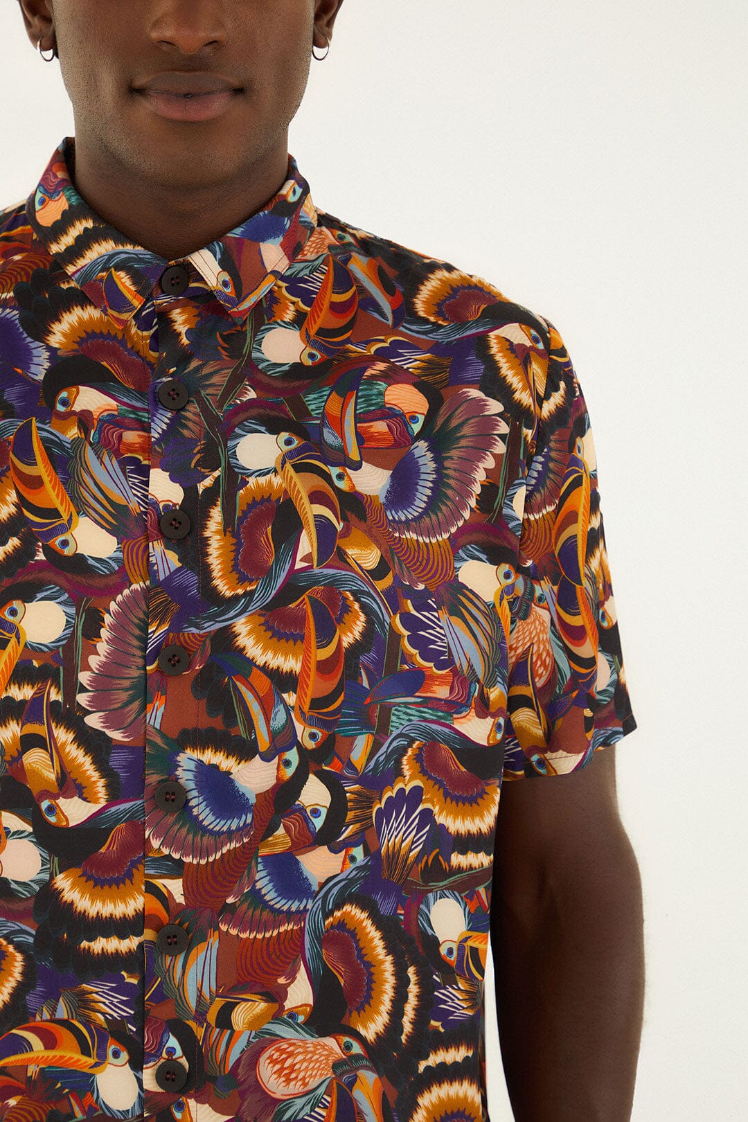 Multicolor Flying Toucans Lenzing� Ecovero� Shirt