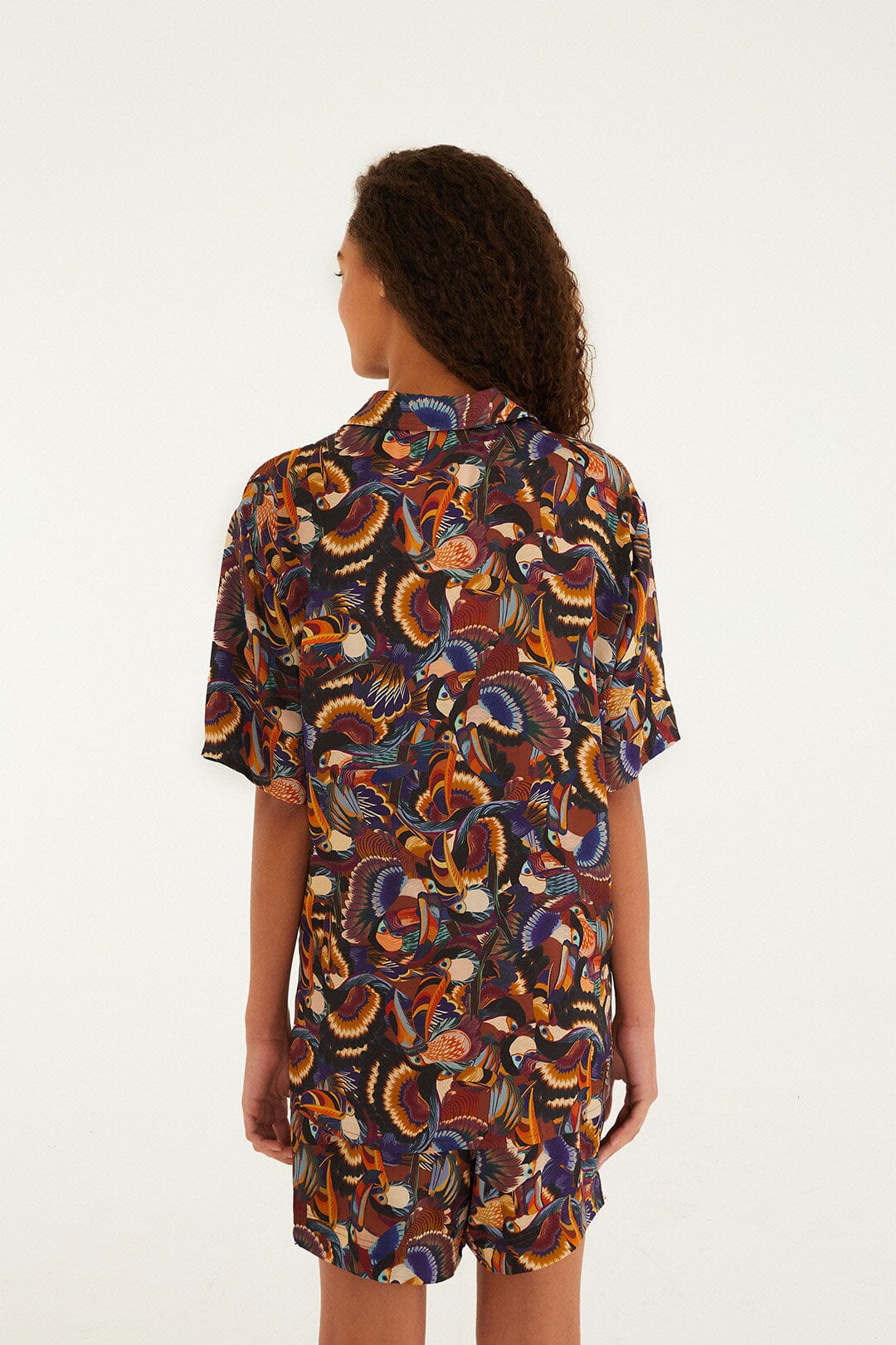 Multicolor Flying Toucans Lenzing� Ecovero� Shirt