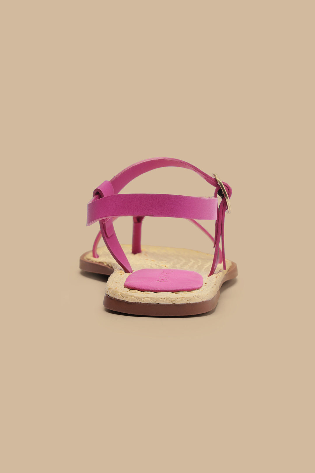 Pink Cross Strap Sandal