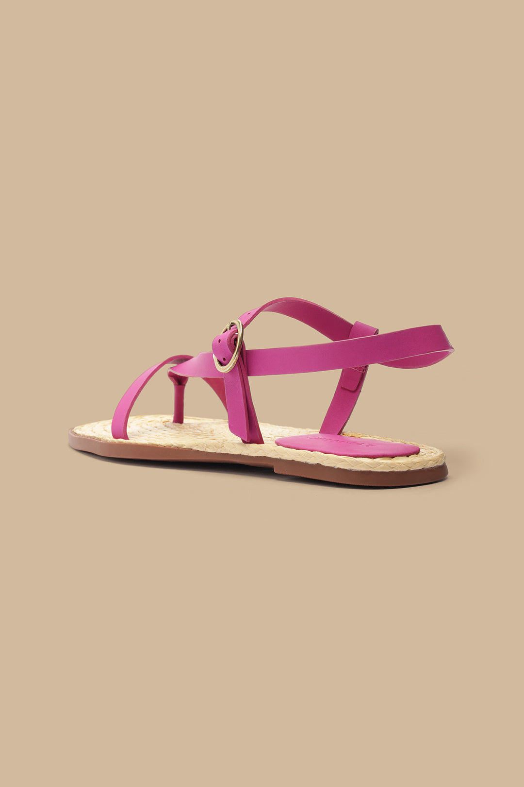 Pink Cross Strap Sandal