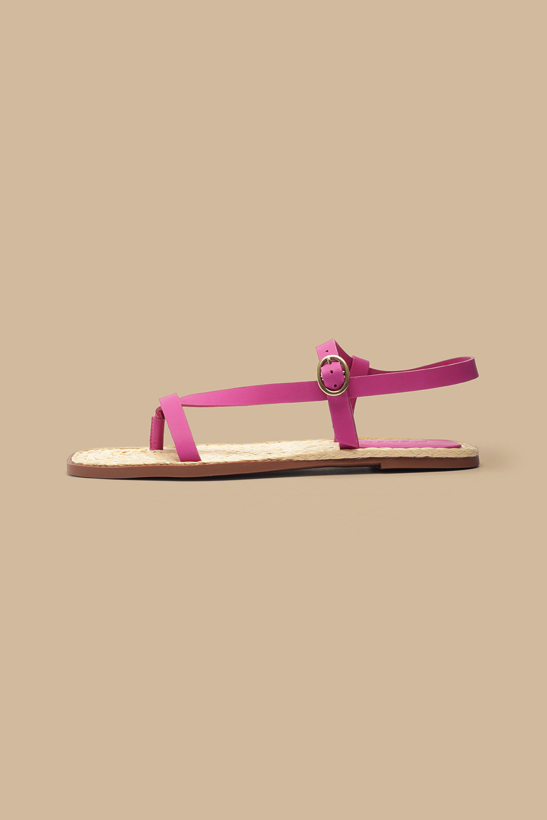 Pink Cross Strap Sandal