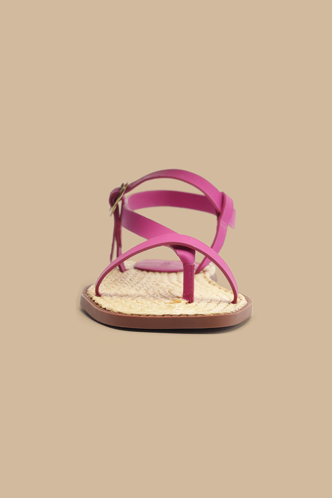 Pink Cross Strap Sandal