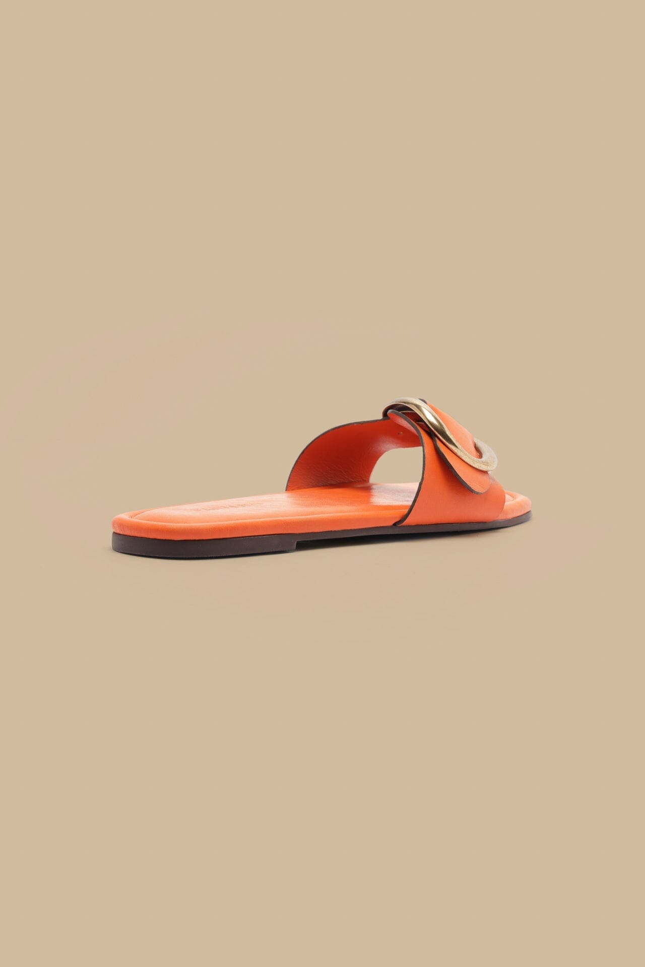 Citrus Organic Buckle Flat Sandal