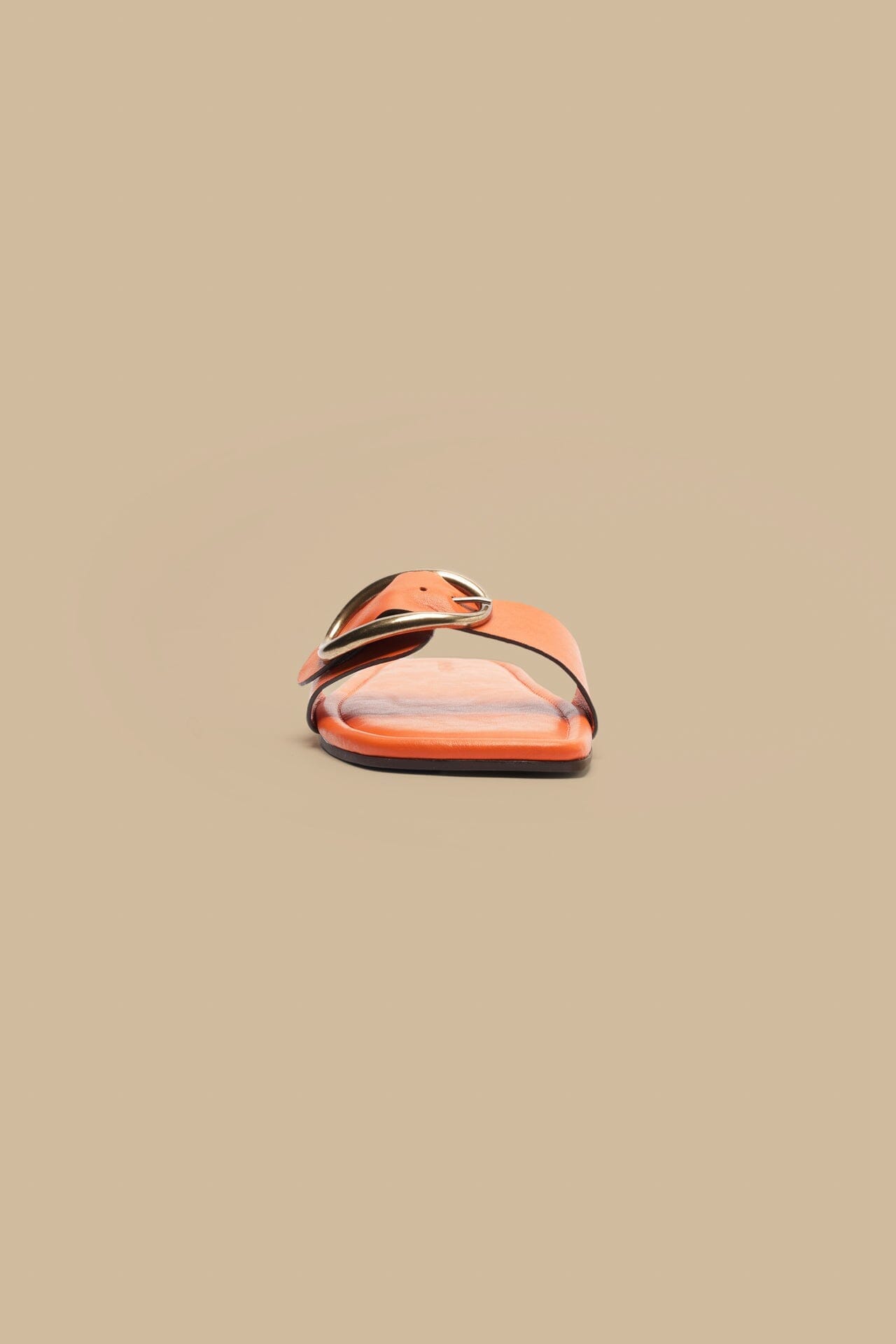 Citrus Organic Buckle Flat Sandal