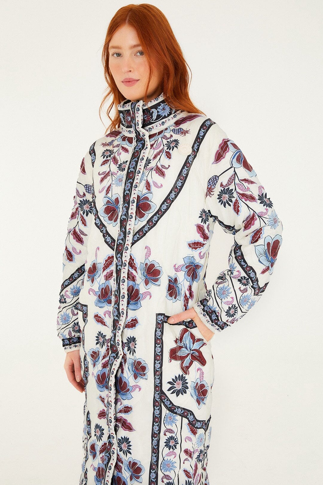 Black Marcelle Reversible Maxi Puffer Jacket