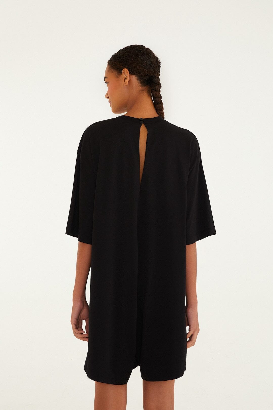 B&w Rio Organic Cotton Mini Jumpsuit