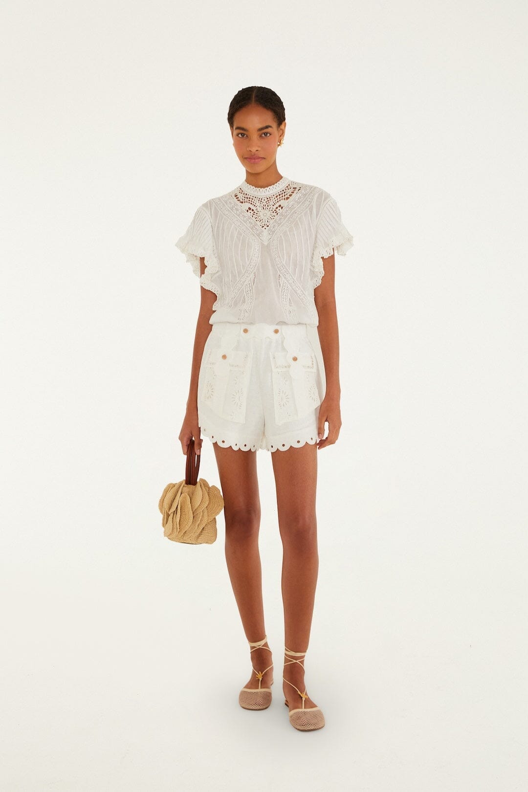 Off-White Artisanal Euroflax Premium Linen Short