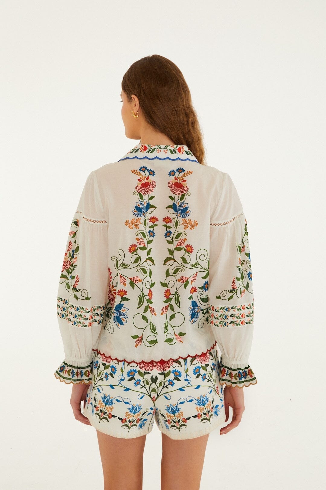 Off-White Stitched Garden Blouse