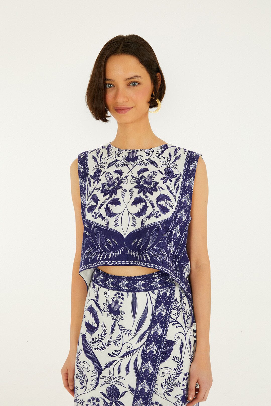 Off-White Nina Lenzing Ecovero Euroflaxcrop Top