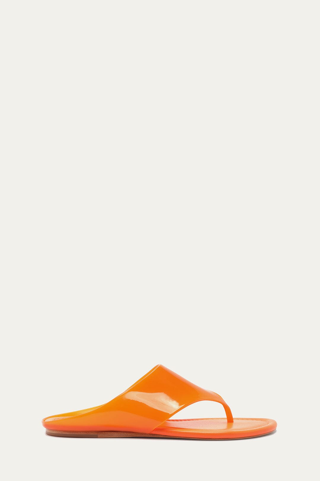 Orange Jelly Flat Sandal