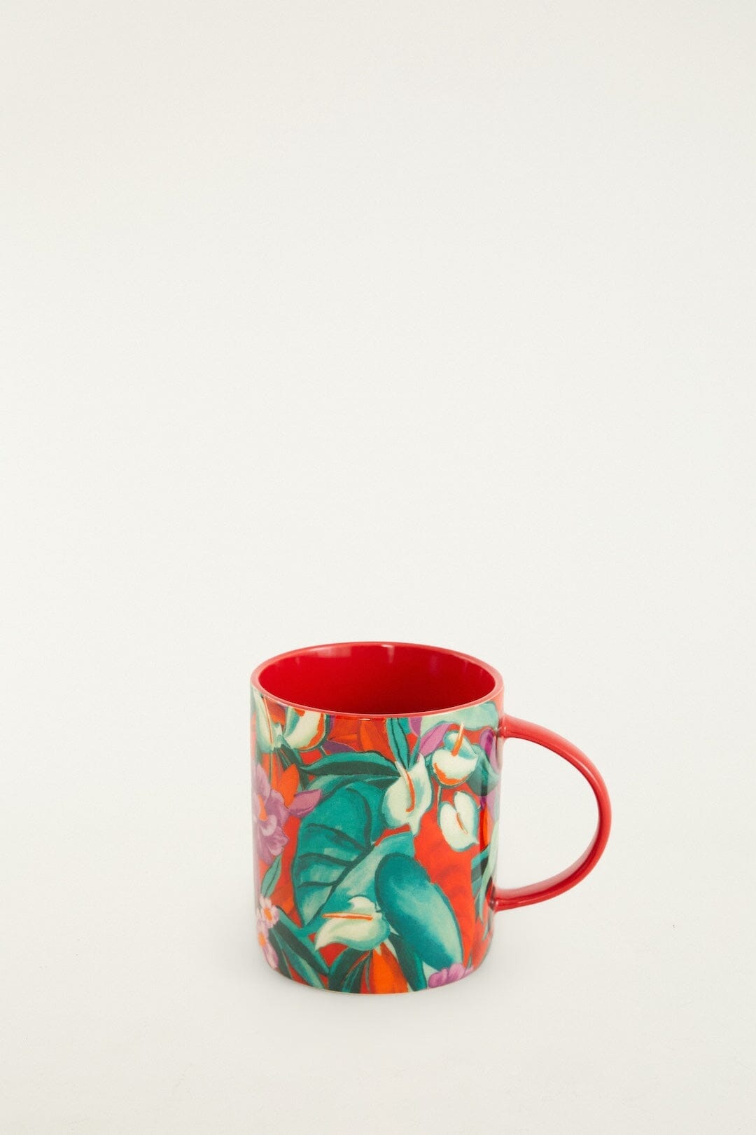 Red Floral Happiness To Drink Set