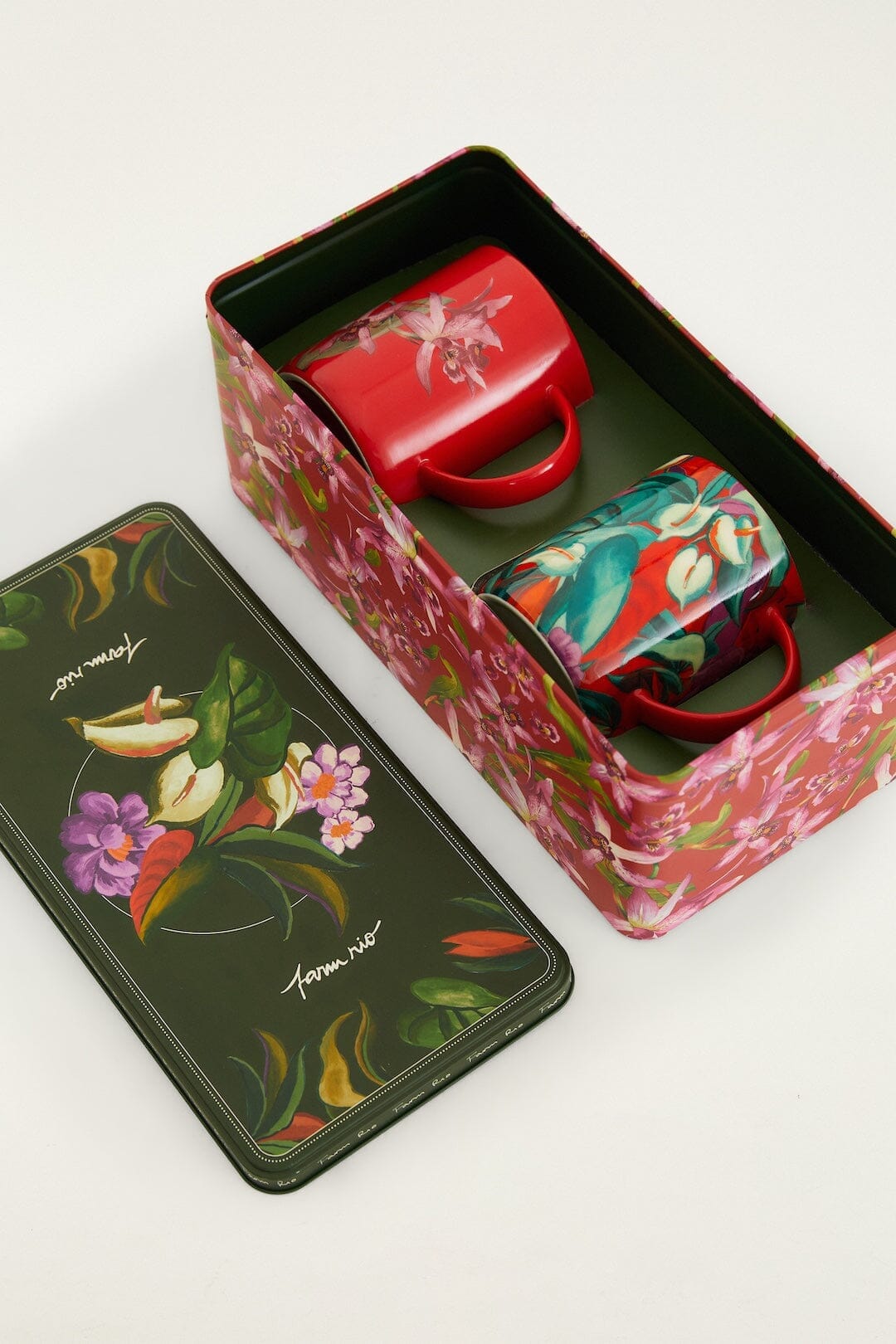 Red Floral Happiness To Drink Set