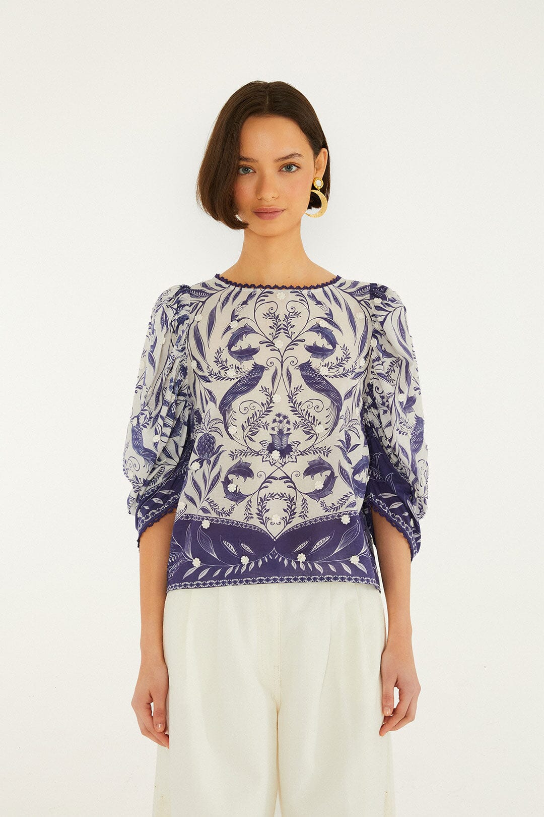 Off-White Nina 3d Flowers Blouse