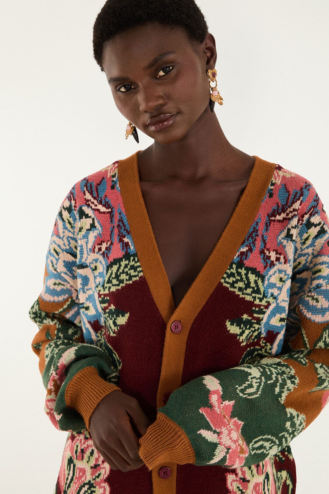 Lunar Boho Knit Cardigan