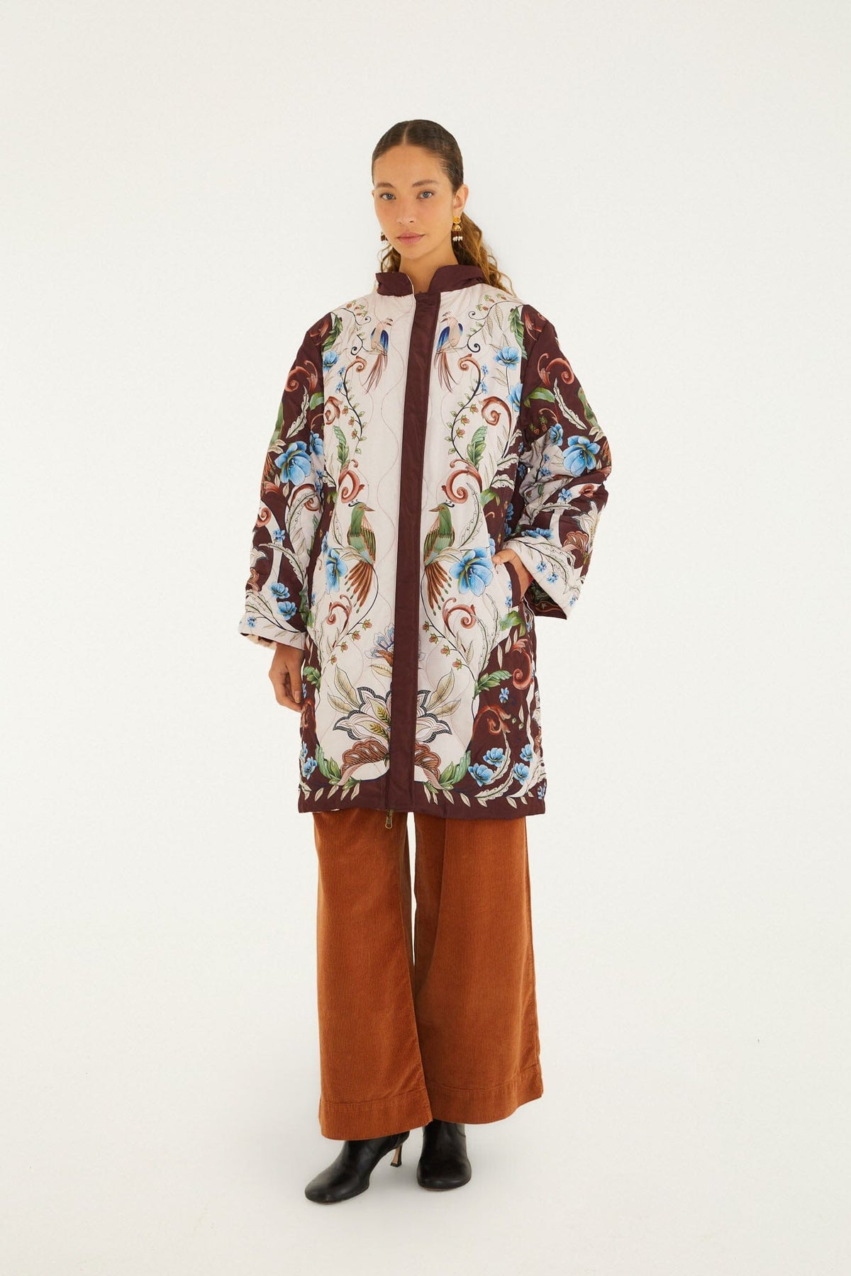 Lunar Boho Reversible Kimono Coat