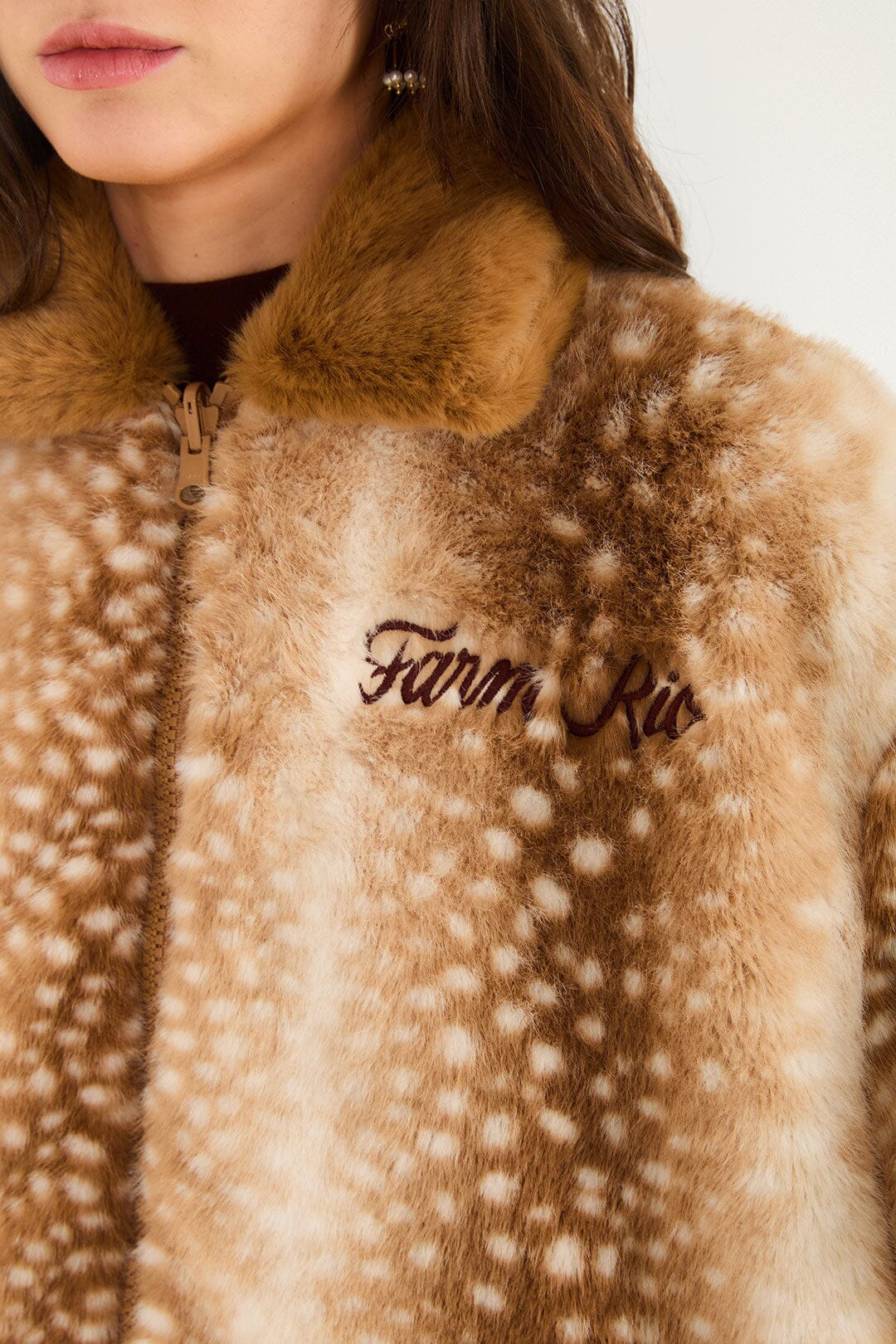 Borbofly Embroidered Reversible Puffer Jacket