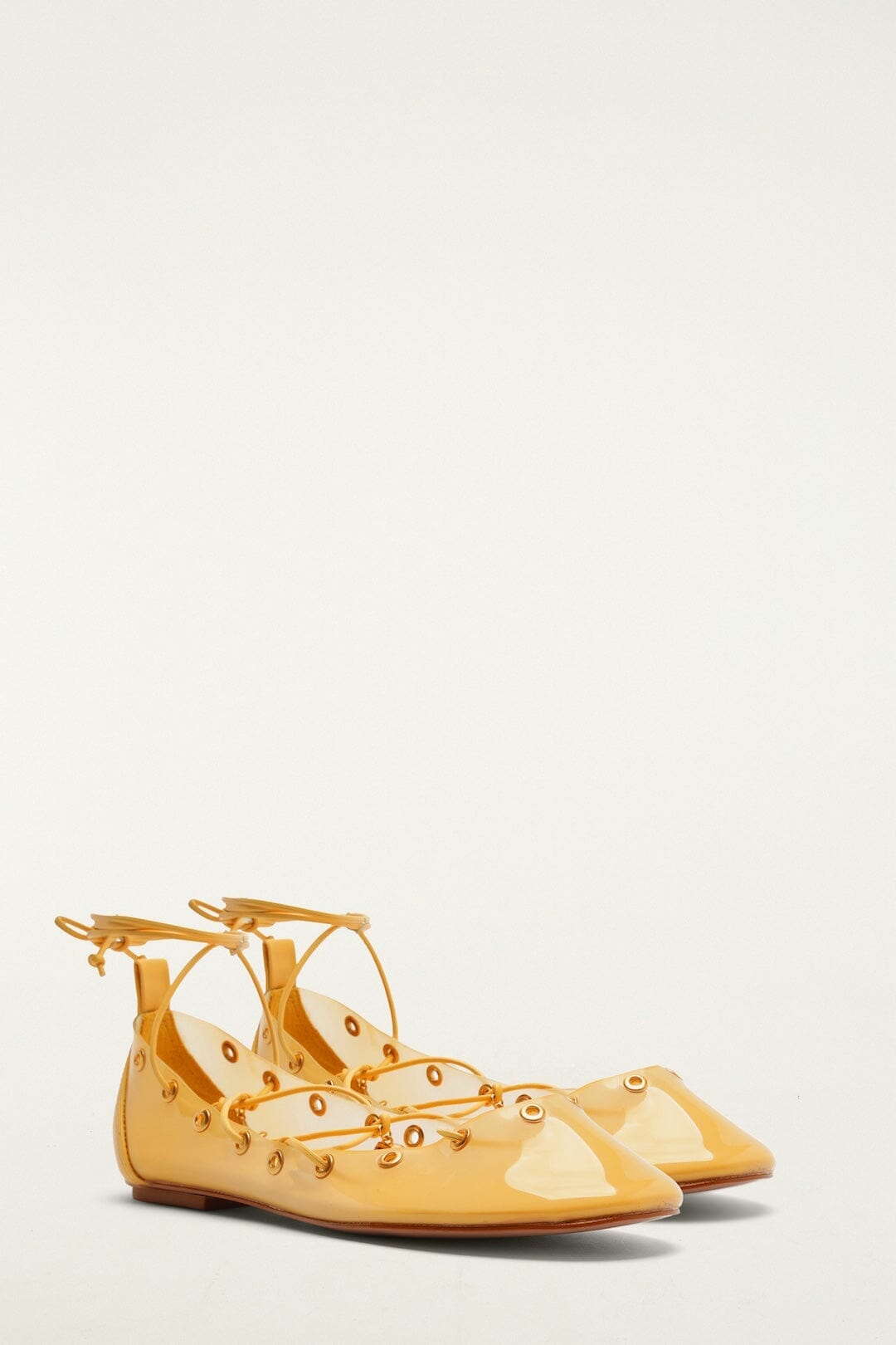 Sand Sea Lace Up Jelly Ballerina