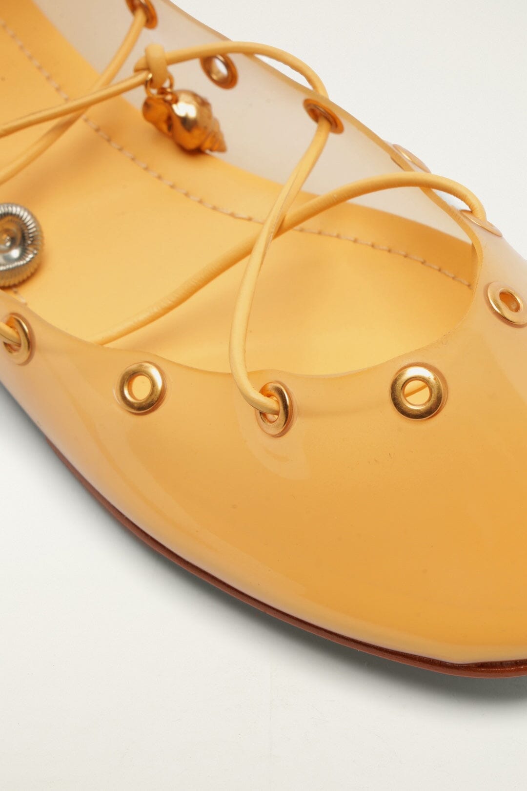 Sand Sea Lace Up Jelly Ballerina