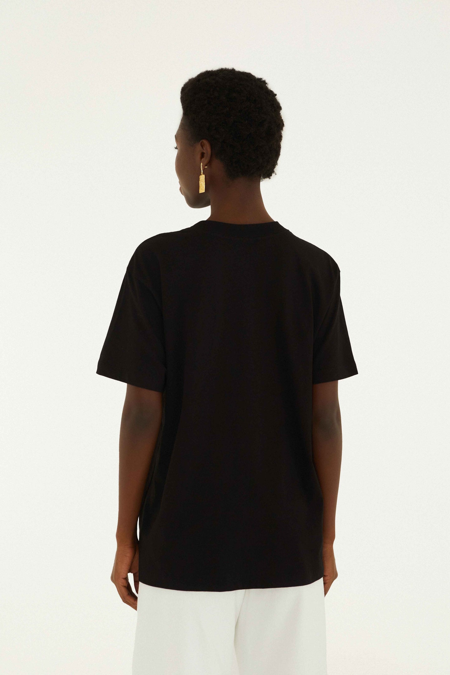Black Landscape Carioca Relaxed T-Shirt