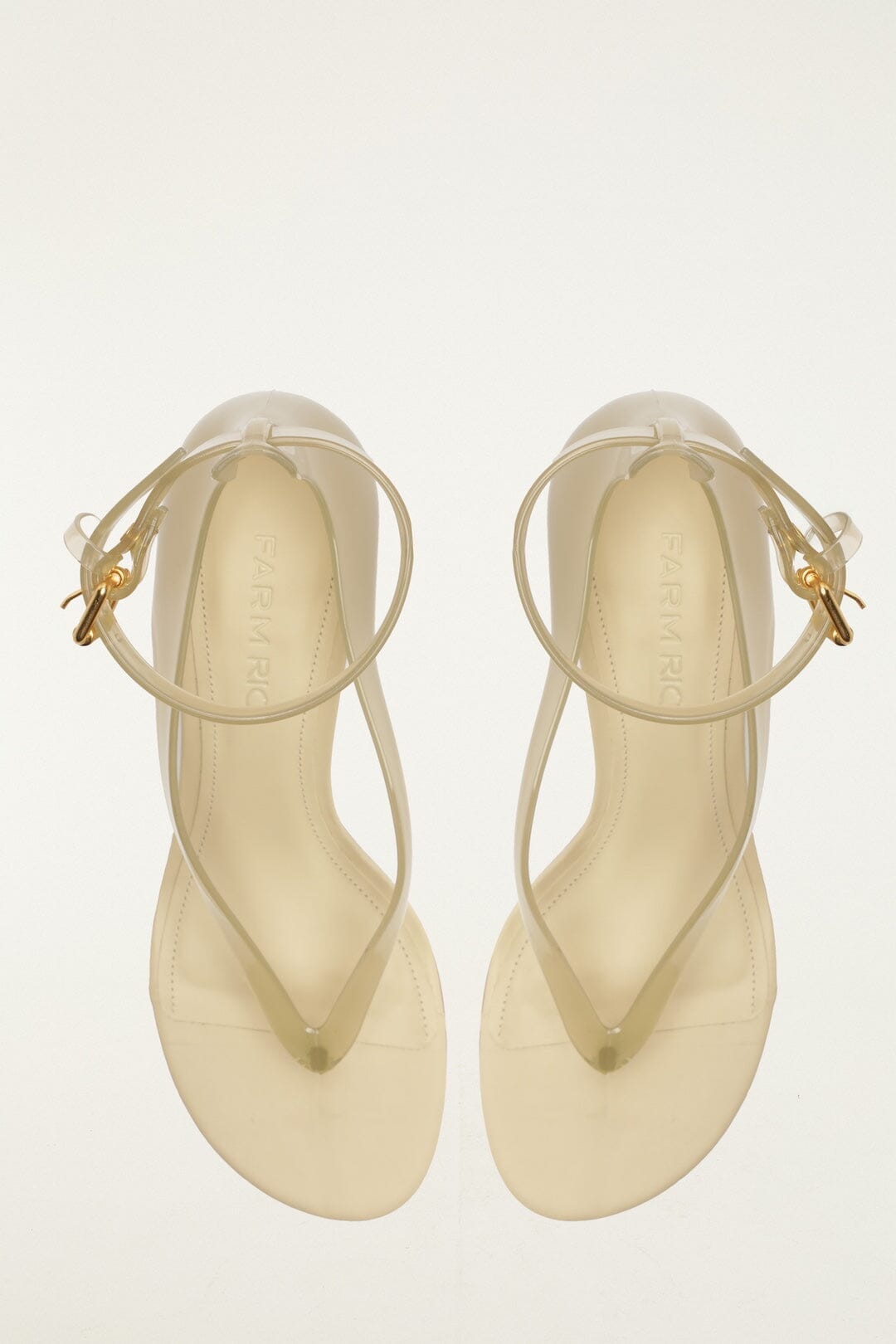Off-White Jelly Heel Sandal