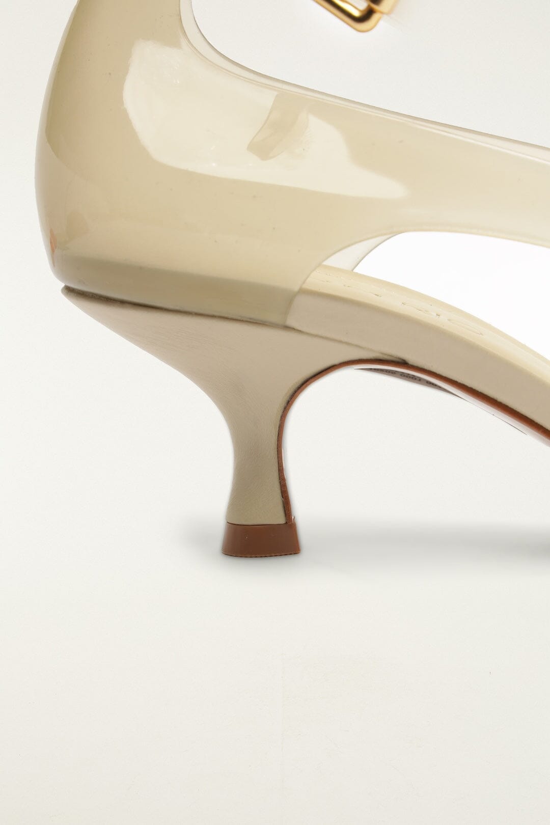 Off-White Jelly Heel Sandal