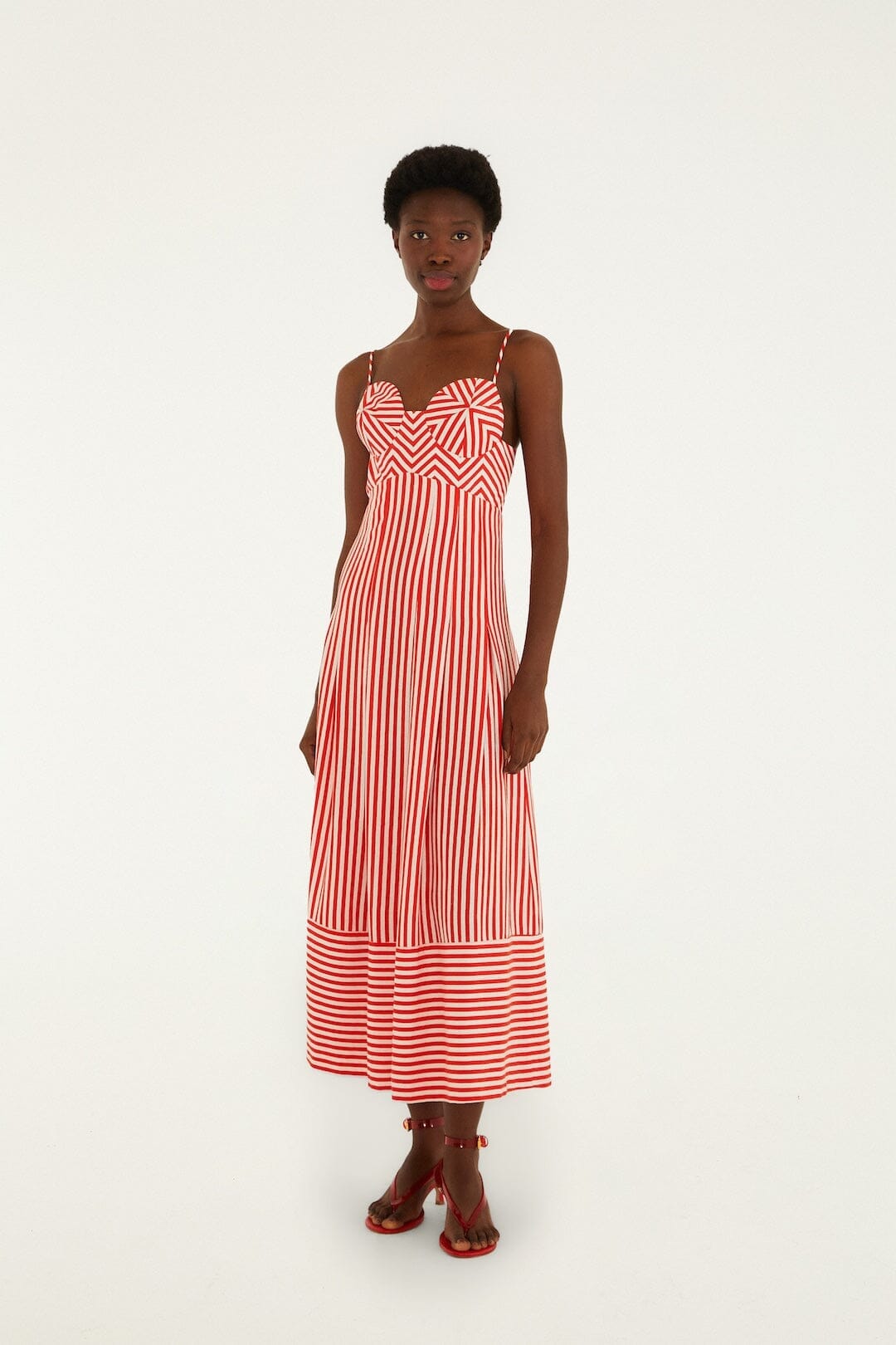 Red Jelly Heel Sandal