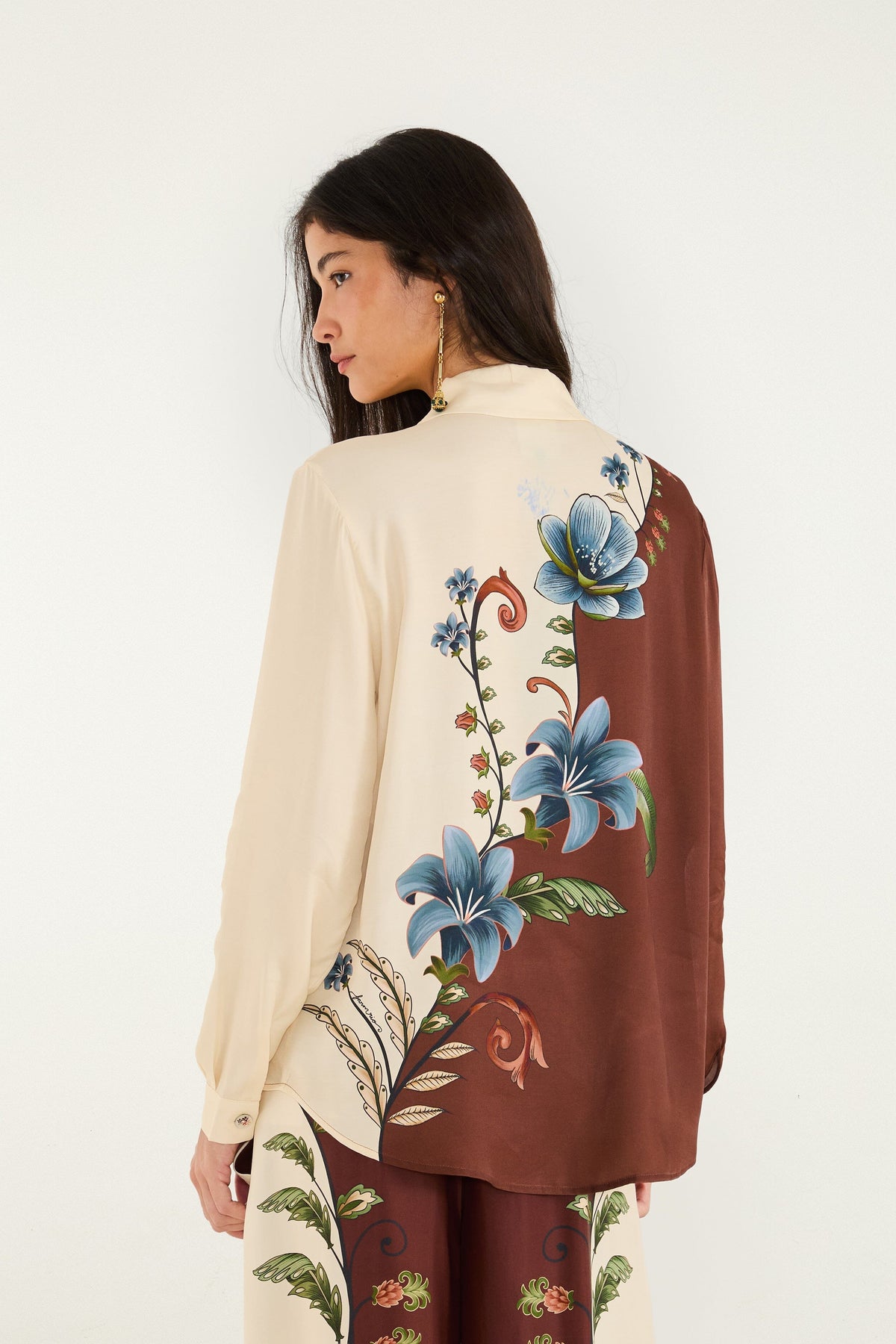 Milena Buttoned Collared Shirt