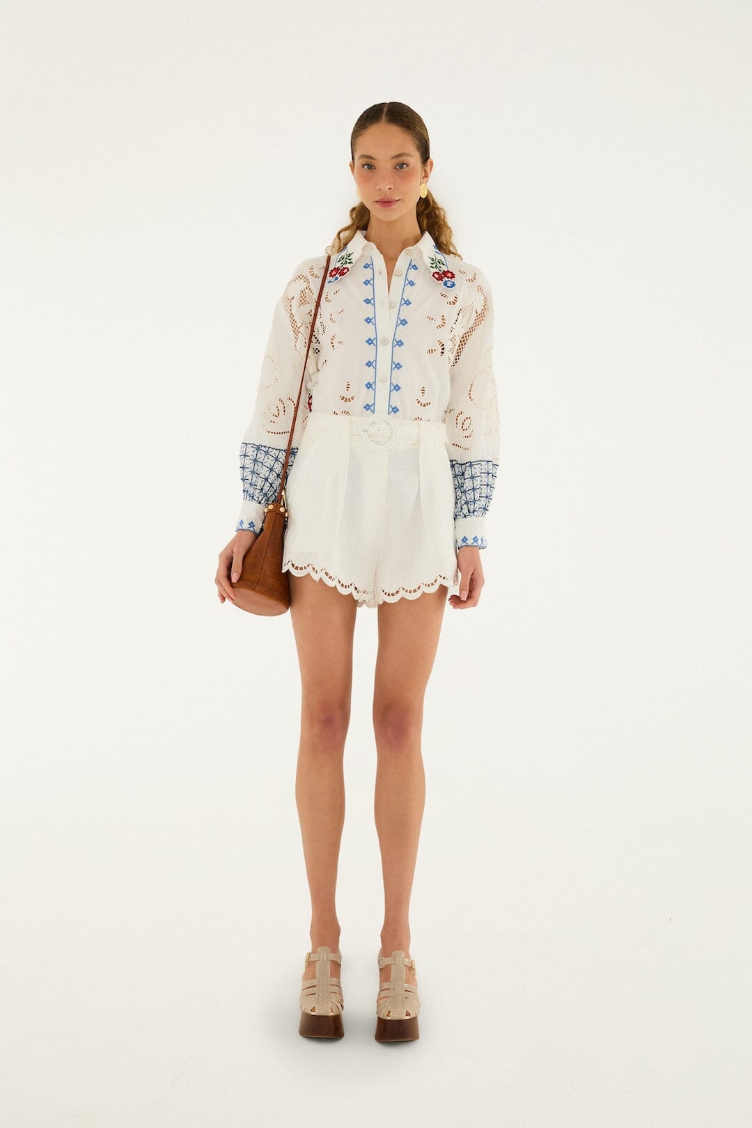 Off-White Richelieu Euroflax Premium Linen Shorts