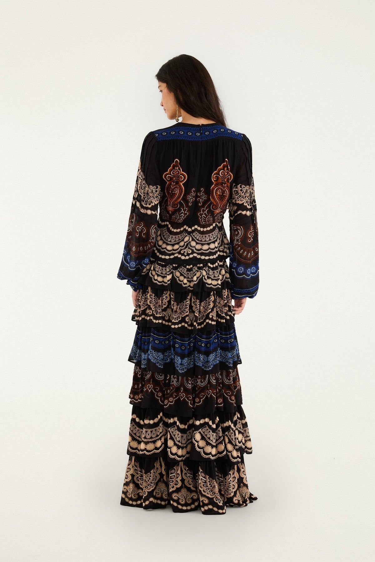Nicole Ruffled Maxi Skirt