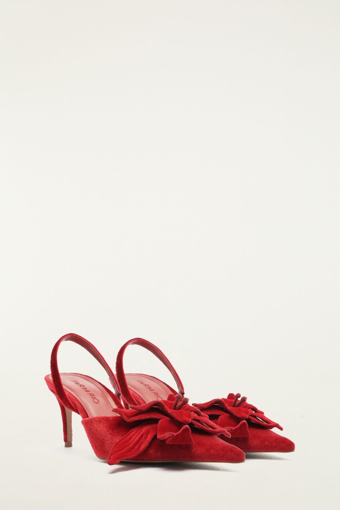 Flower Velveta Close Toe Heeled Sandal