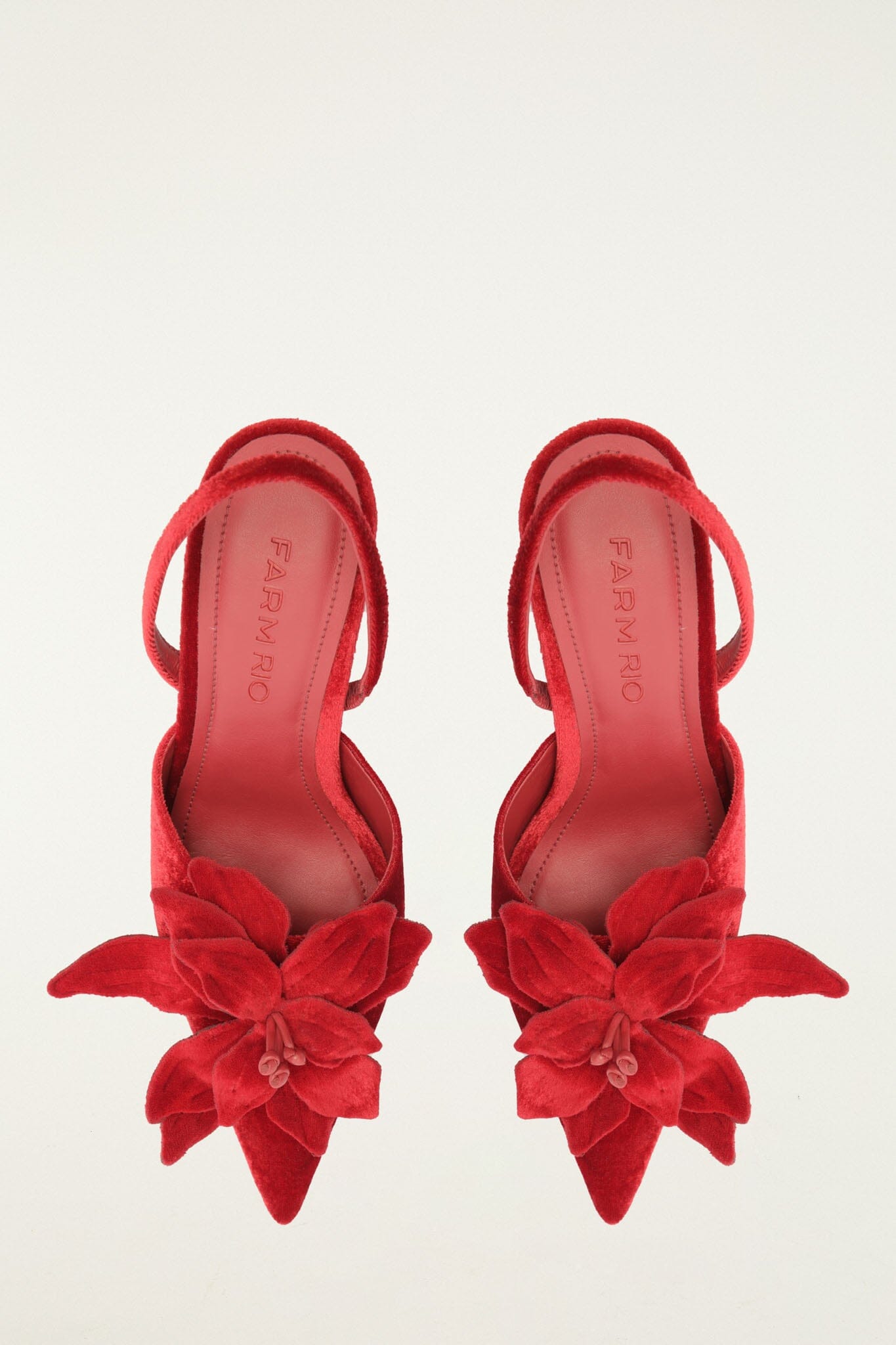 Flower Velveta Close Toe Heeled Sandal