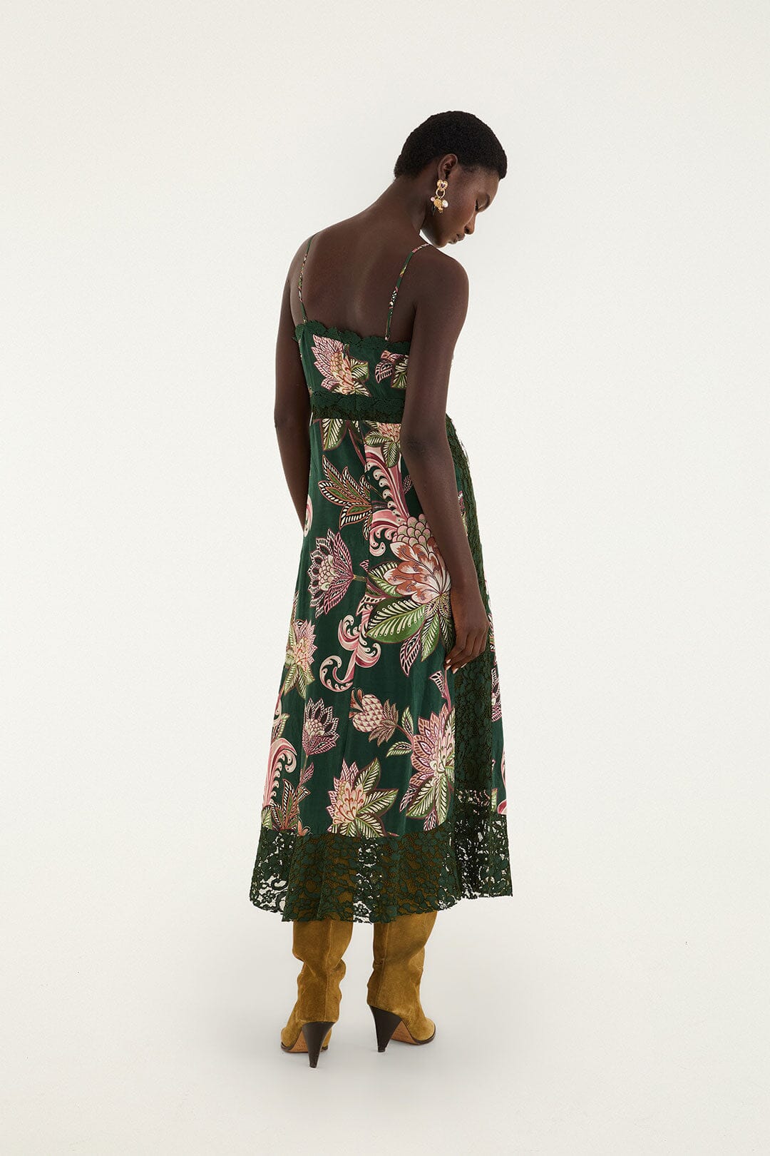 Arabesque Paradise Floral Midi Dress