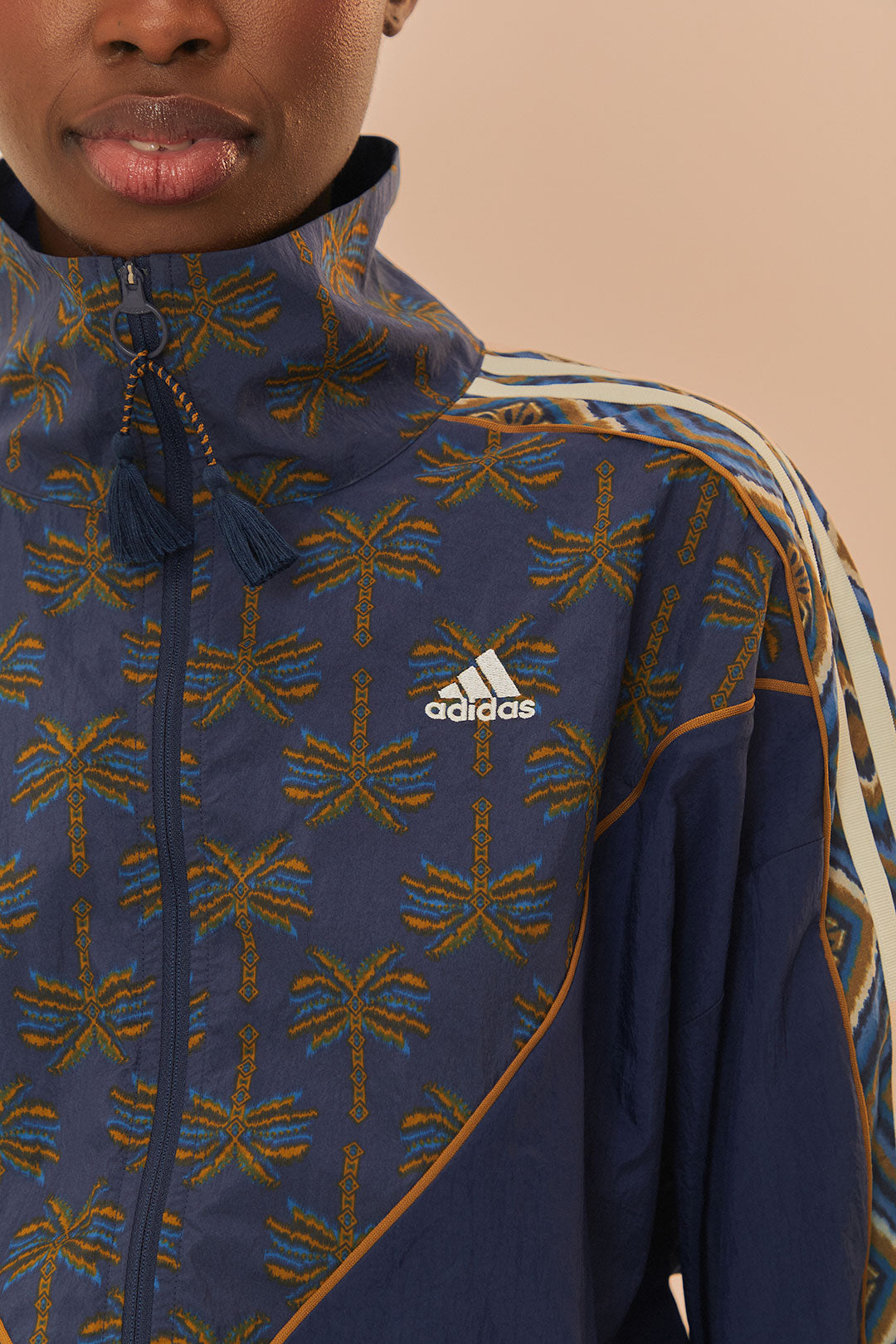 Blue Adidas Farm Rio Jacket