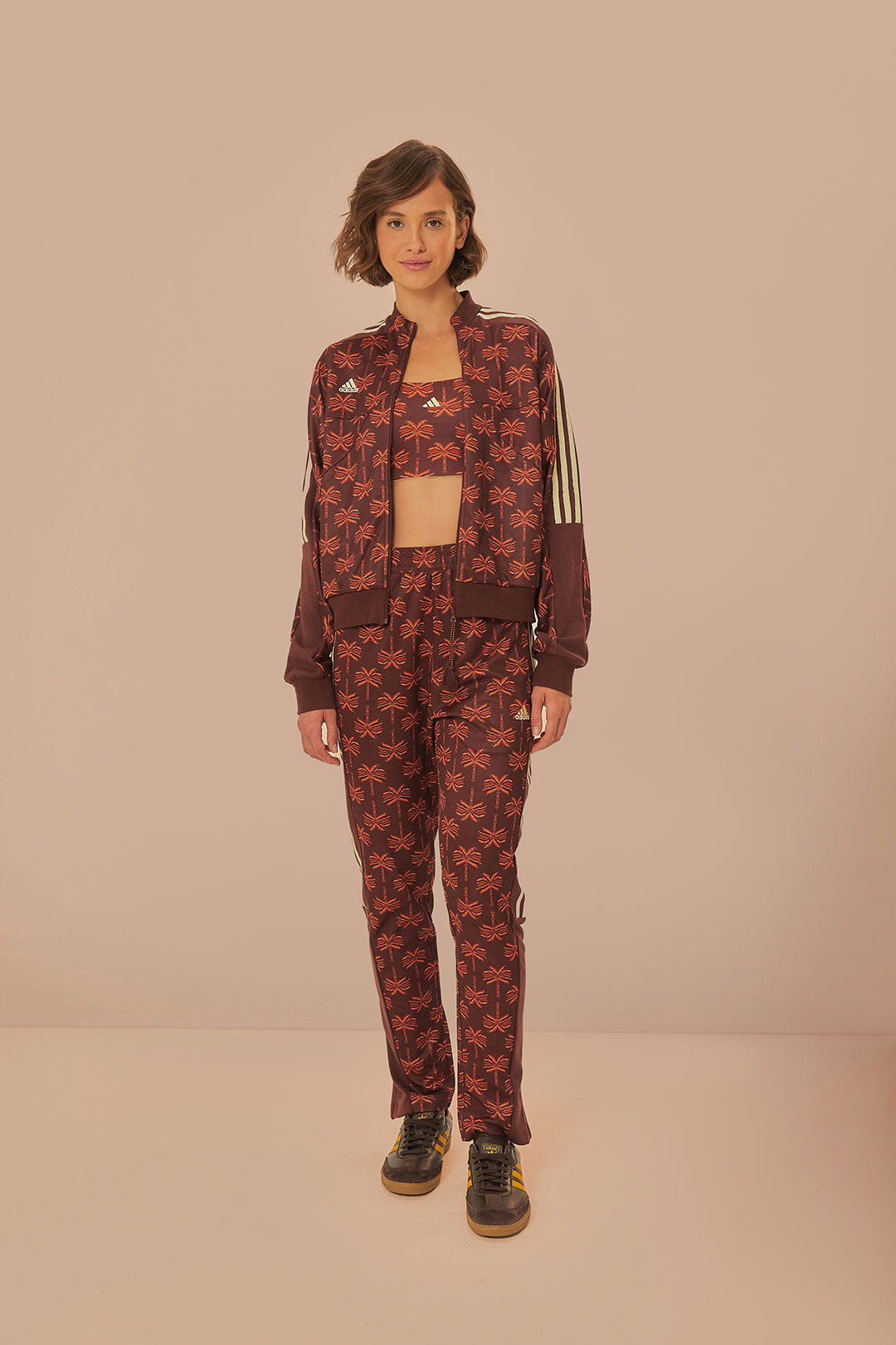 Brown Adidas Farm Rio Jacket