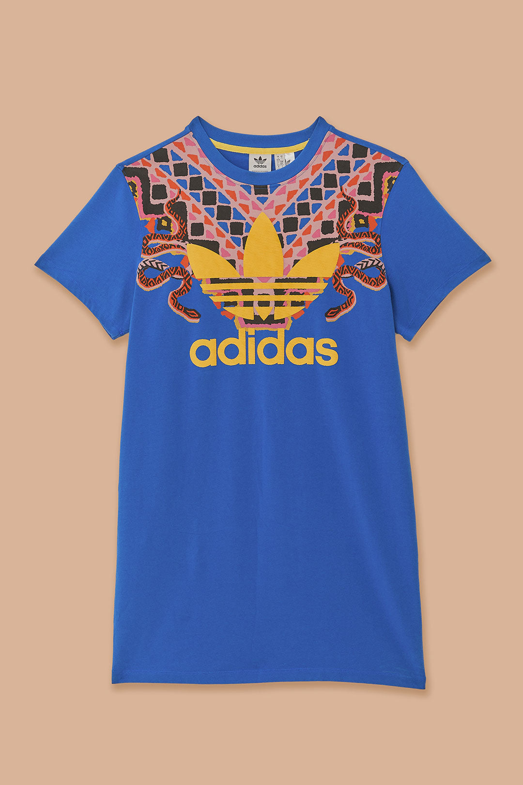 Blue Adidas Farm Rio T-Shirt Dress