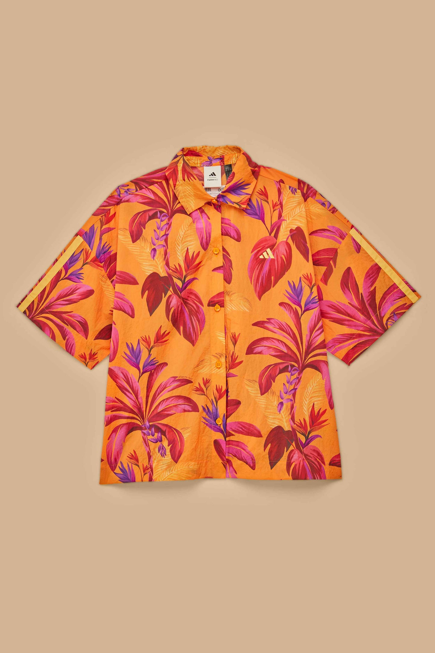 Adidas Tropical Breeze Bright Orange Shirt